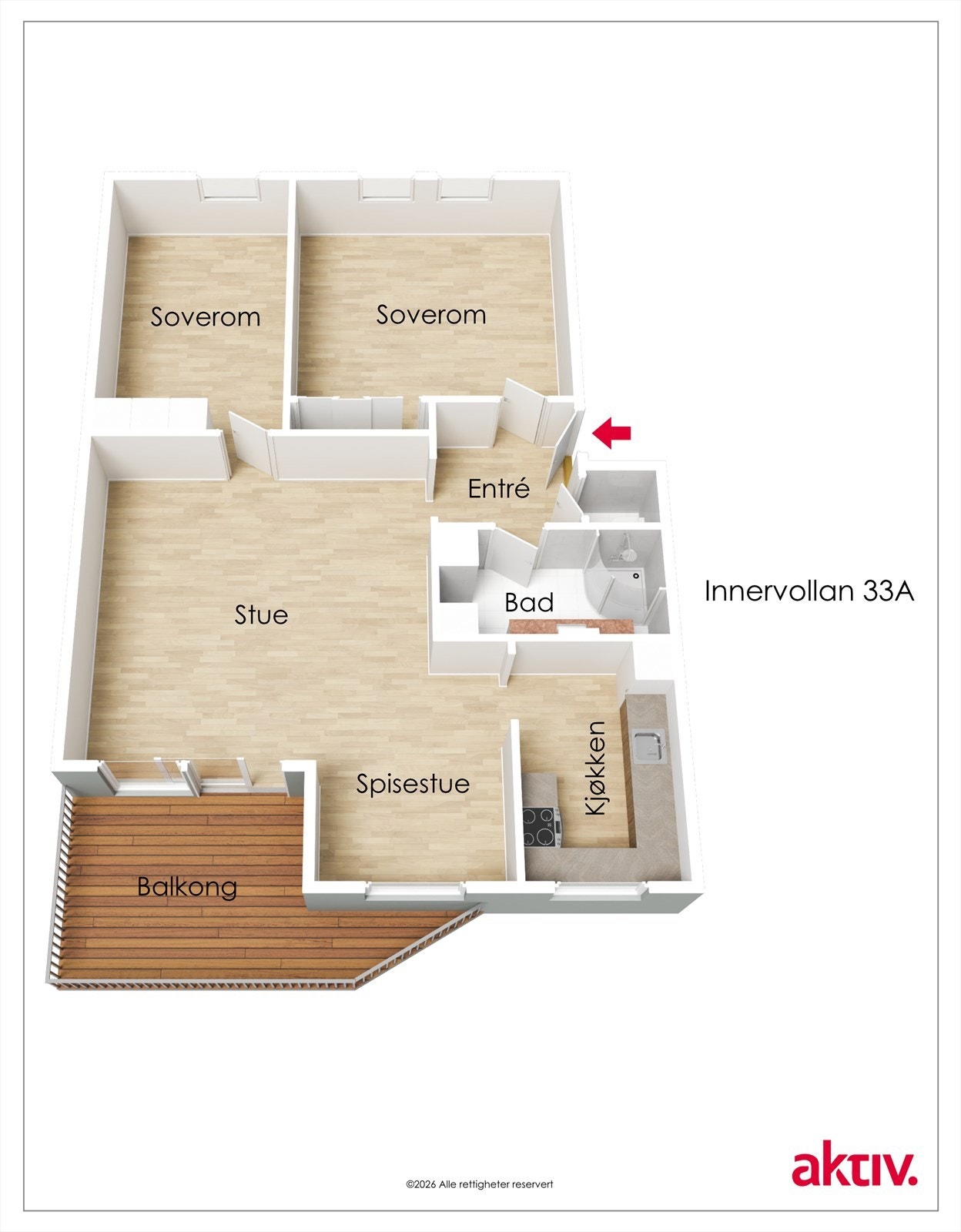 Plantegning Galleribilde