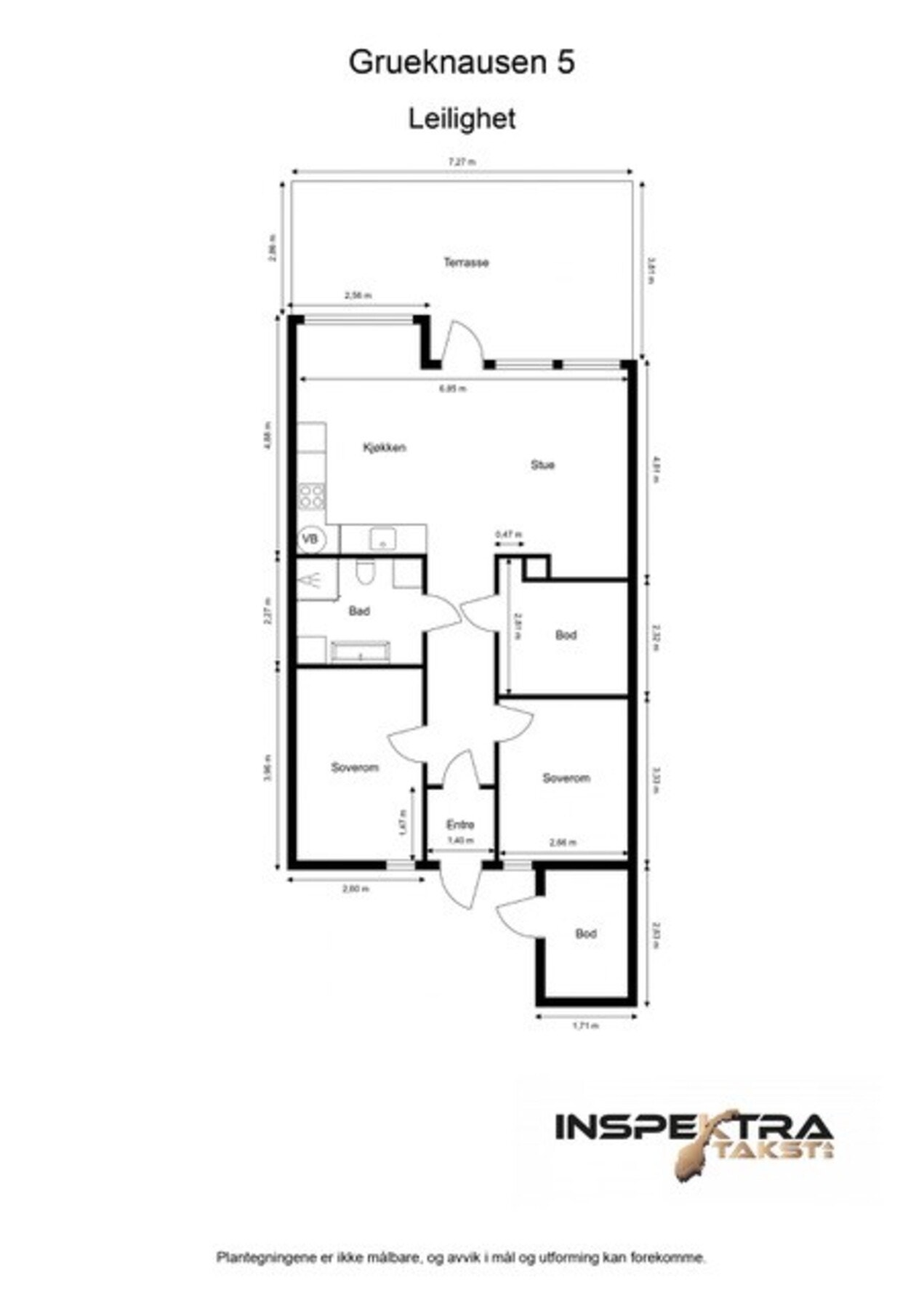 Plantegning Galleribilde