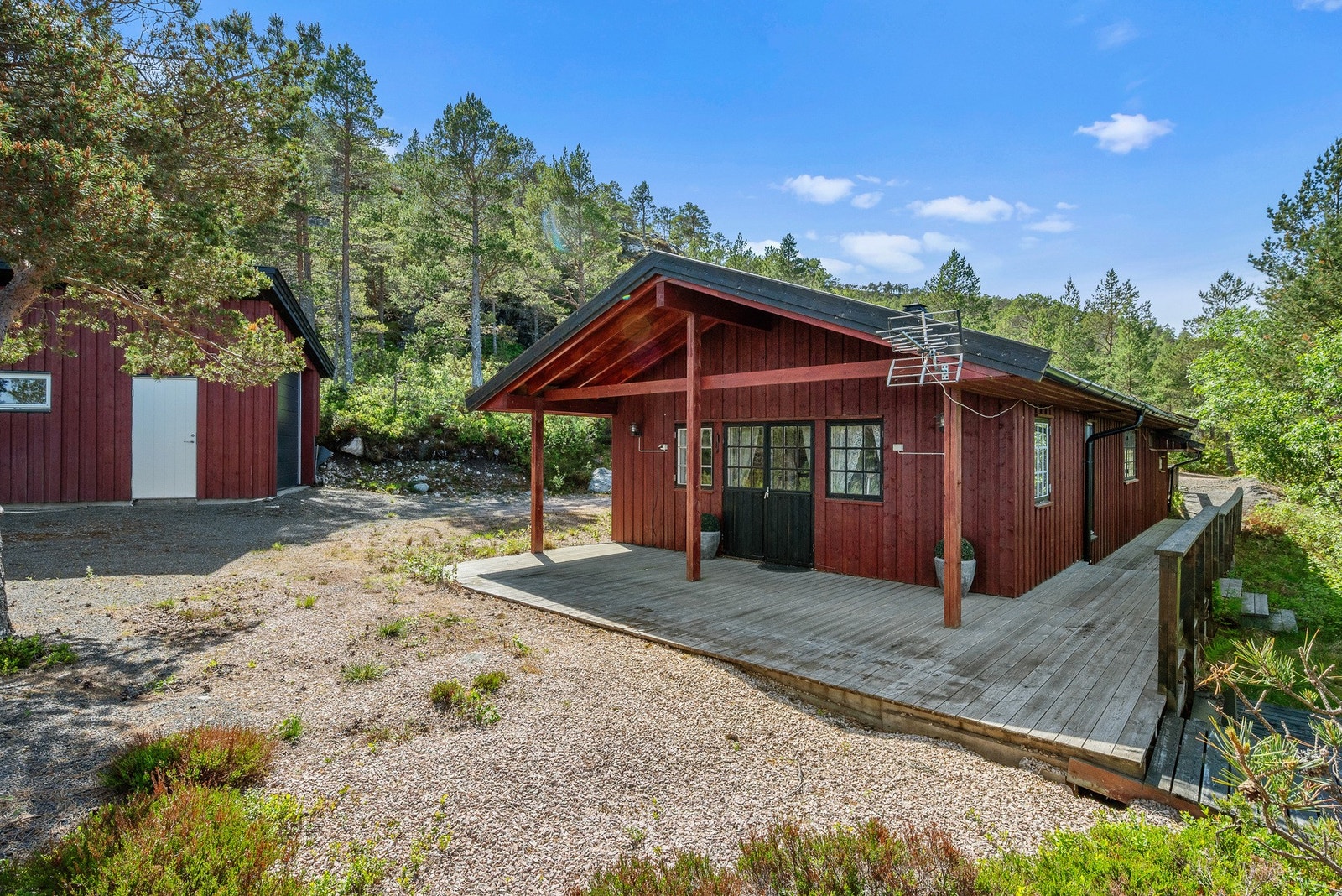 Her kan du virkelig slappe av og nyte det fine sommerværet. Galleribilde