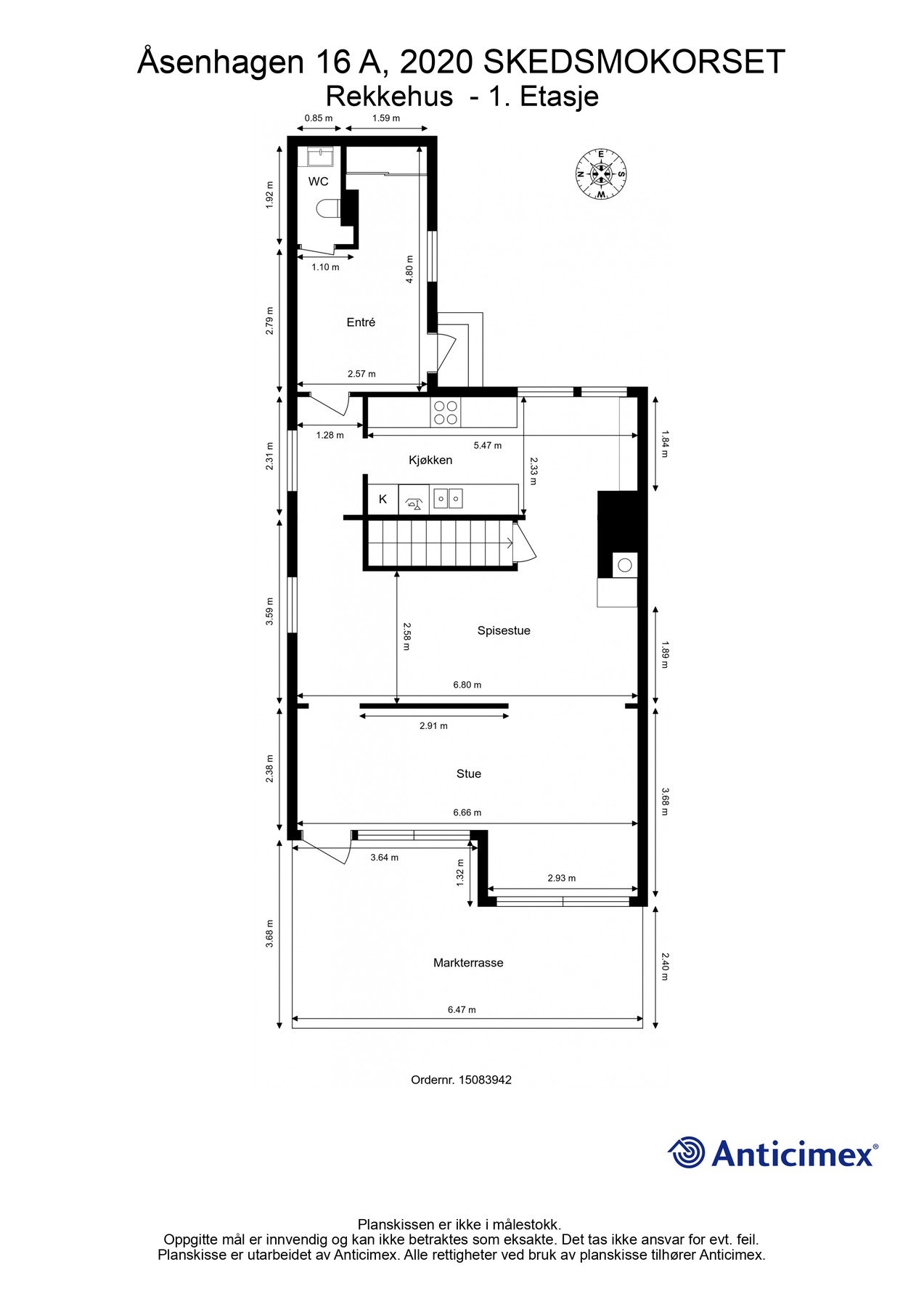 Planskisse Galleribilde