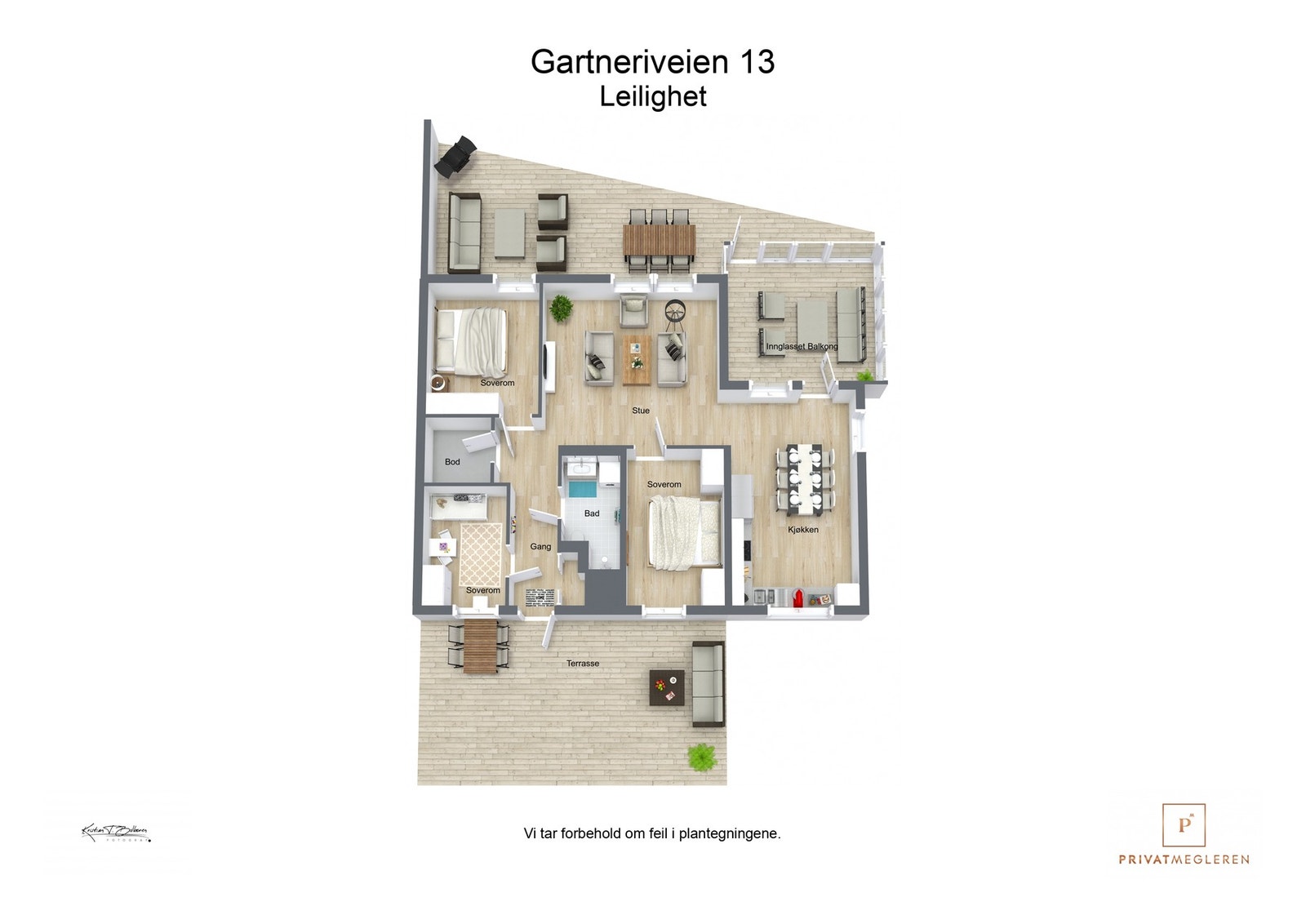 Plantegning Galleribilde