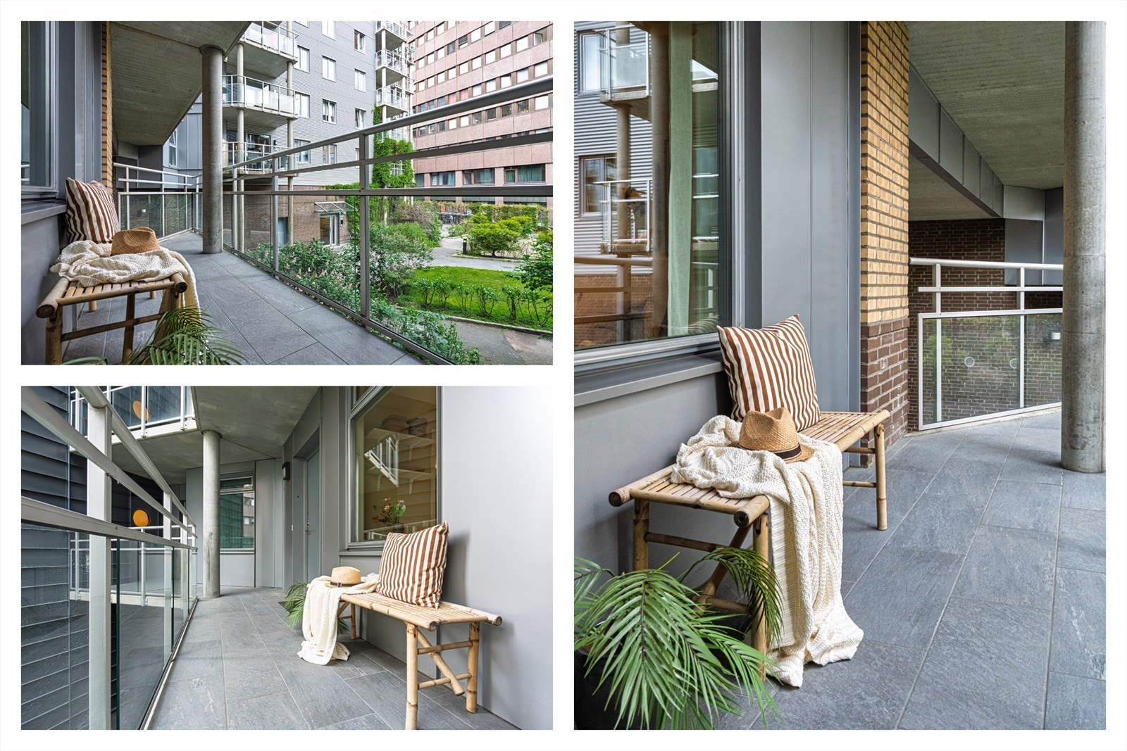 Inngang via svalgang Galleribilde