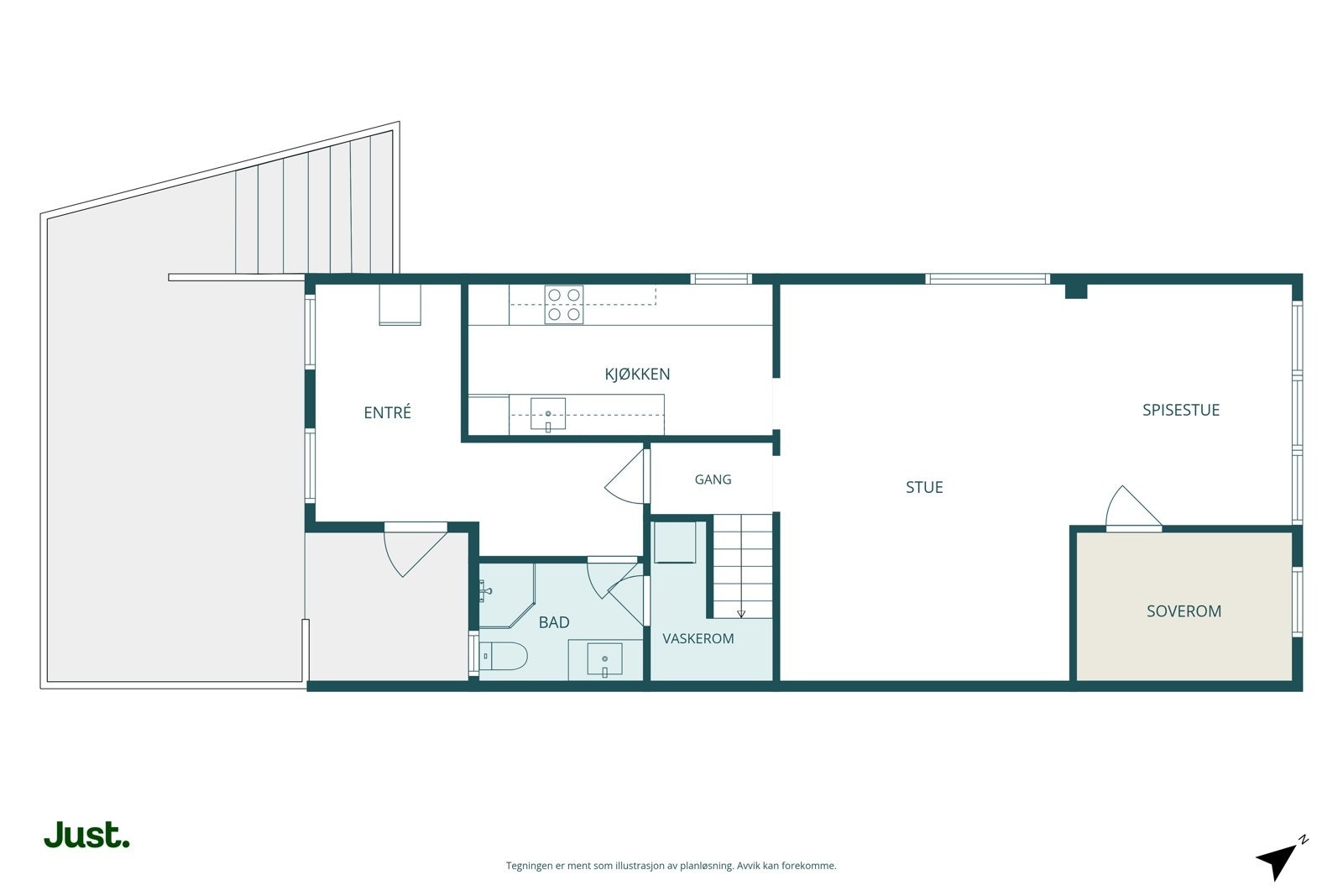 Planskisse hovedplan.