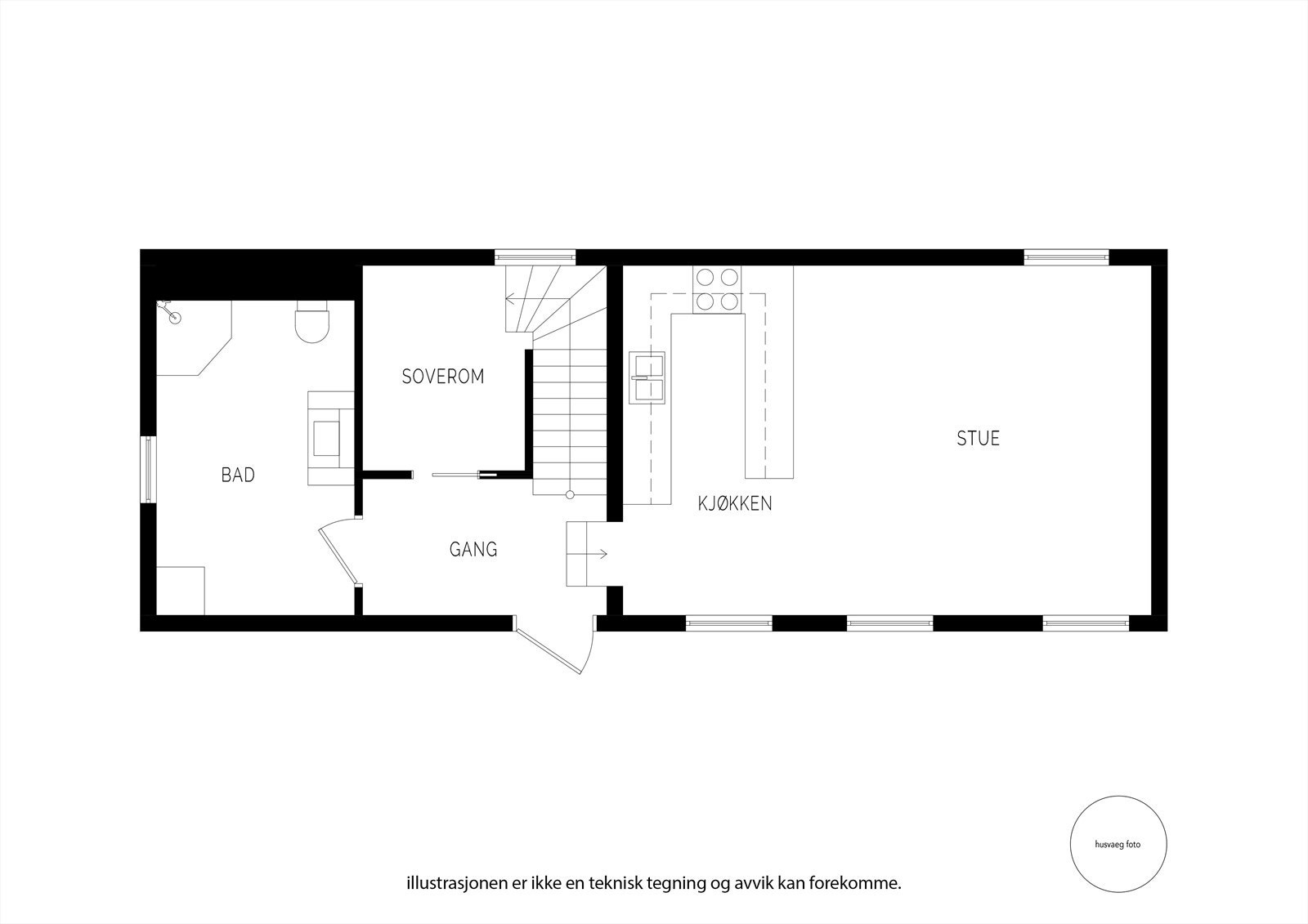 Kong Carls gate 15 HF ETG1 2D Galleribilde