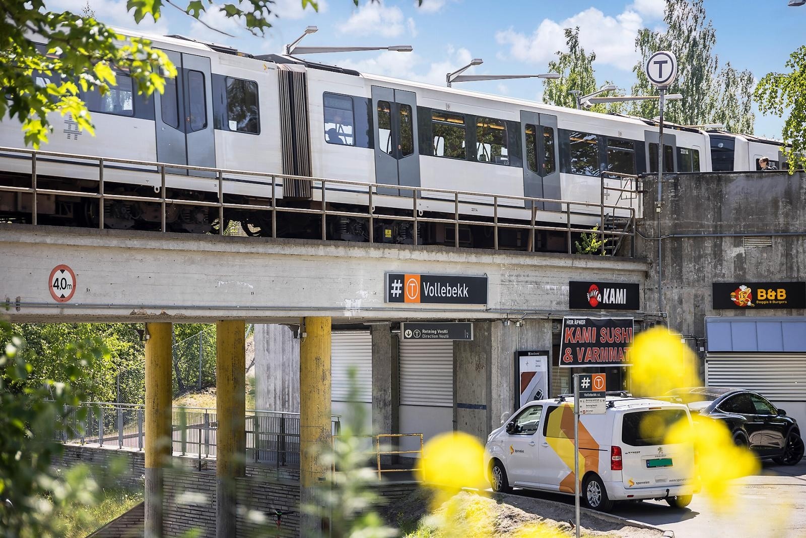Kort vei til T-bane. Galleribilde