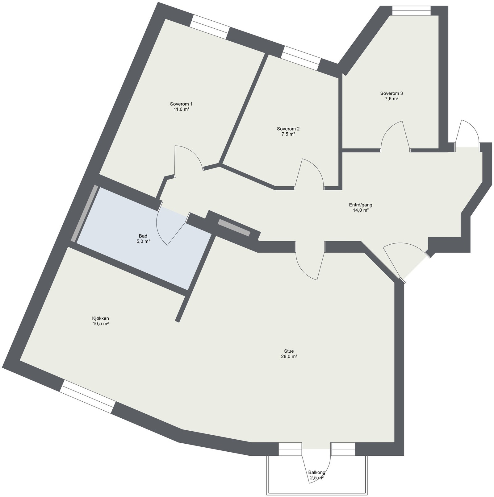 Planskisse. Galleribilde
