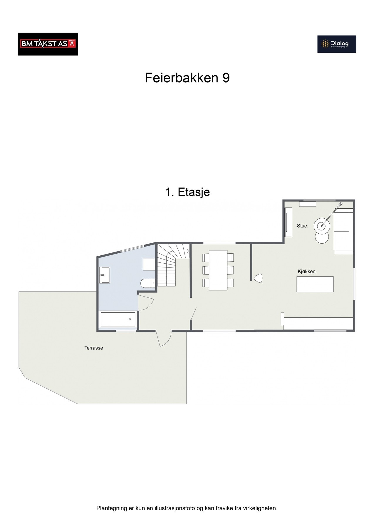 Plantegning 1.etasje. Galleribilde