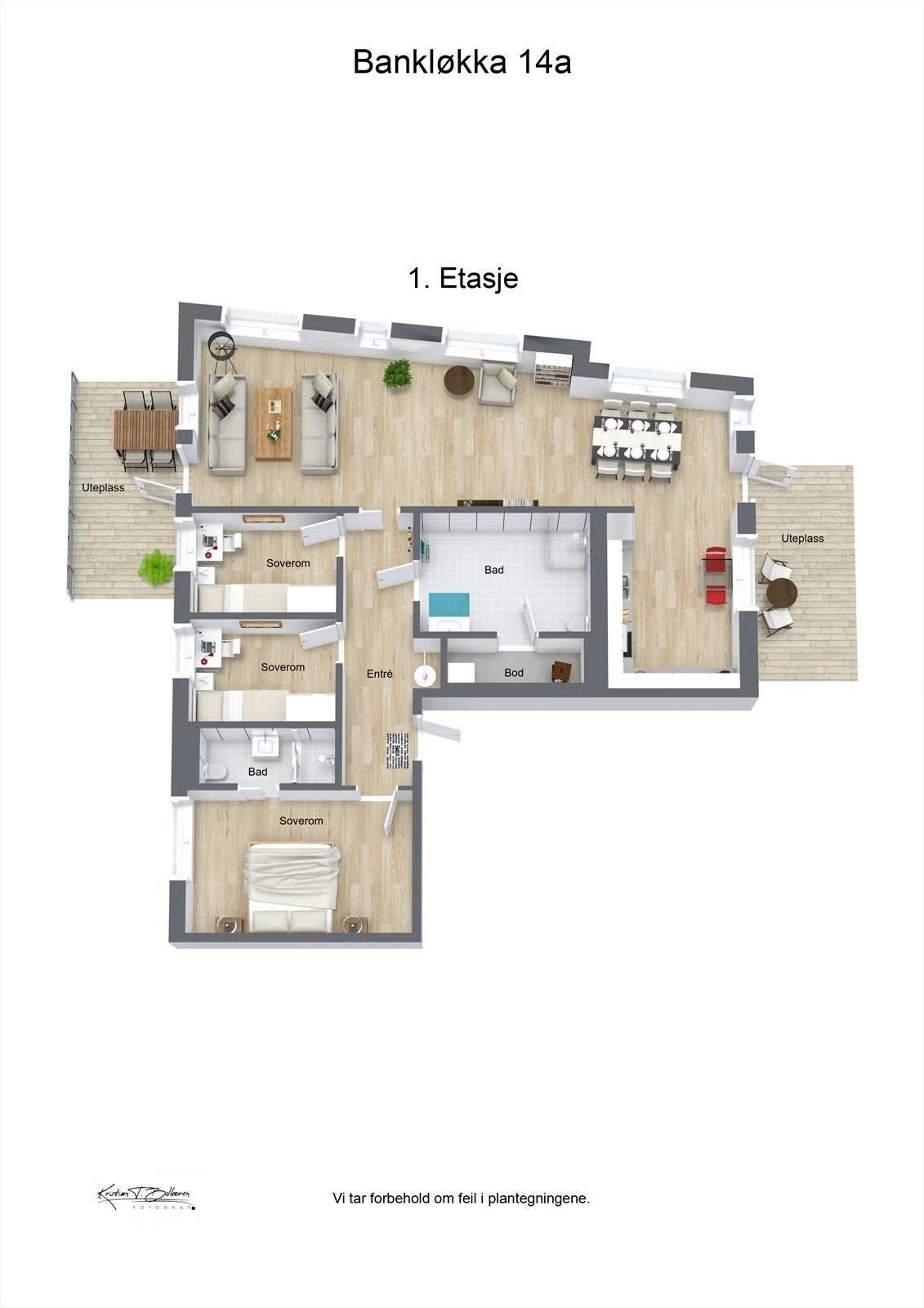 Plantegning Galleribilde