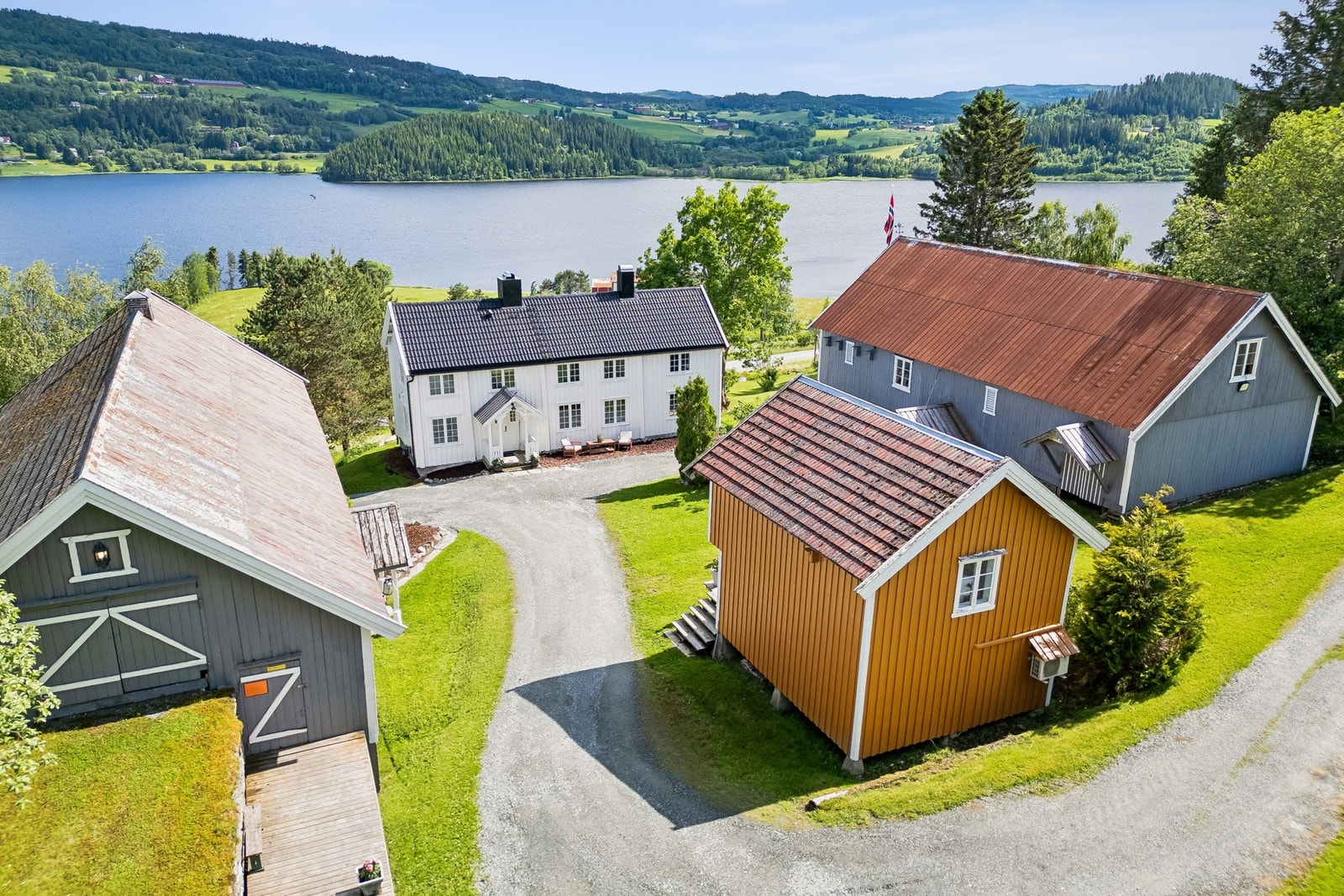 Dronefoto Galleribilde