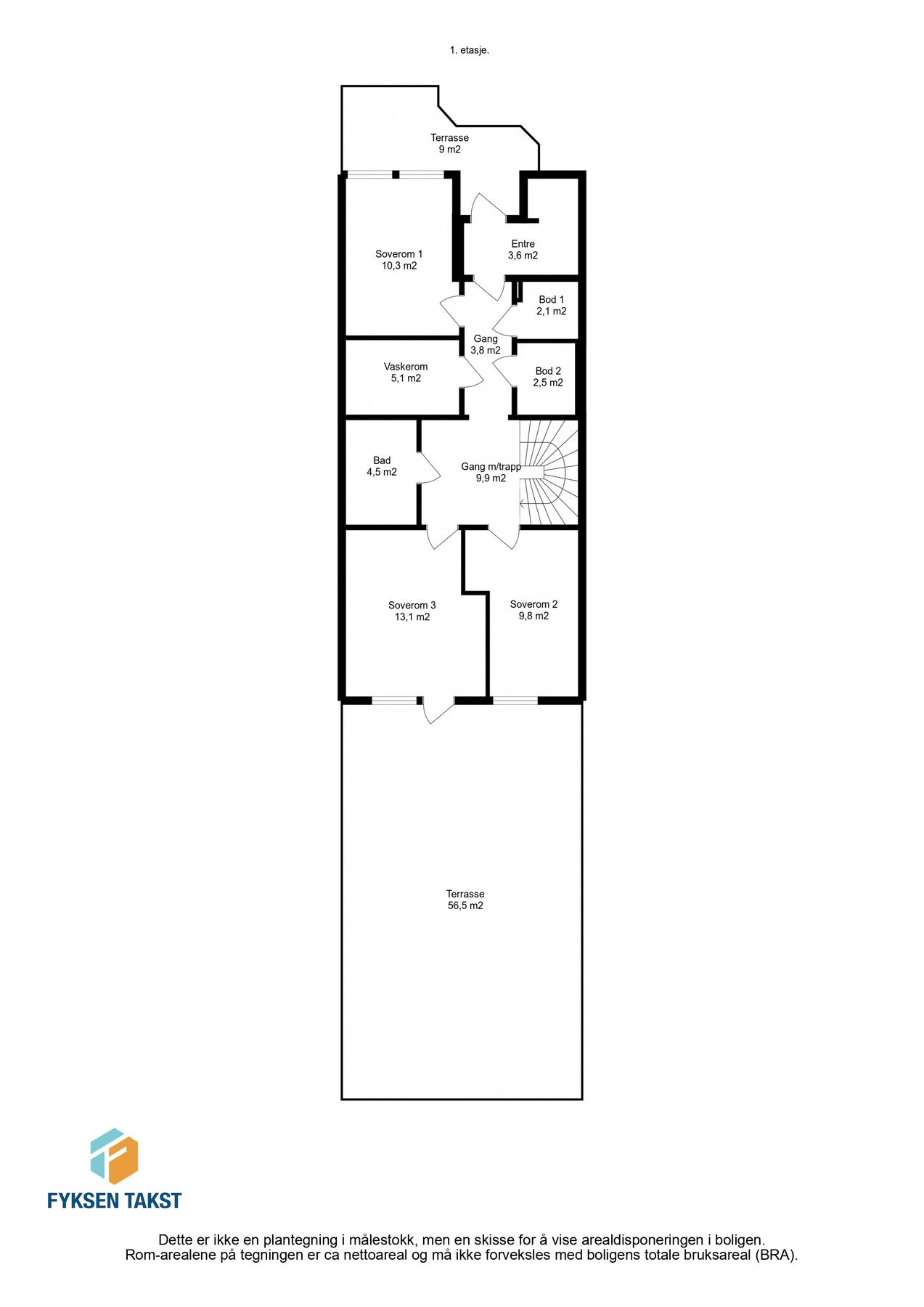 Planskisse Galleribilde