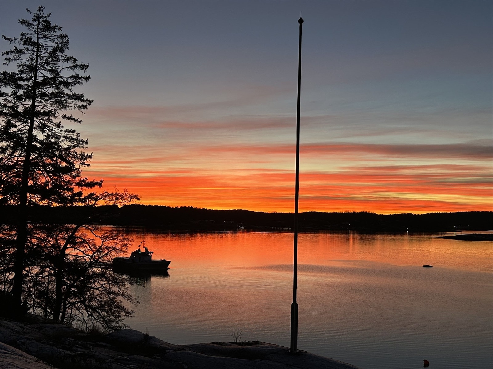 Eiendommen har fantastiske solnedganger Galleribilde