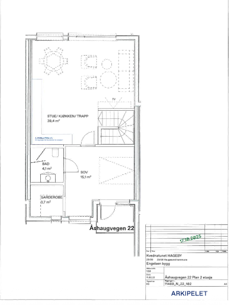 Plantegning - 1. etasje Galleribilde