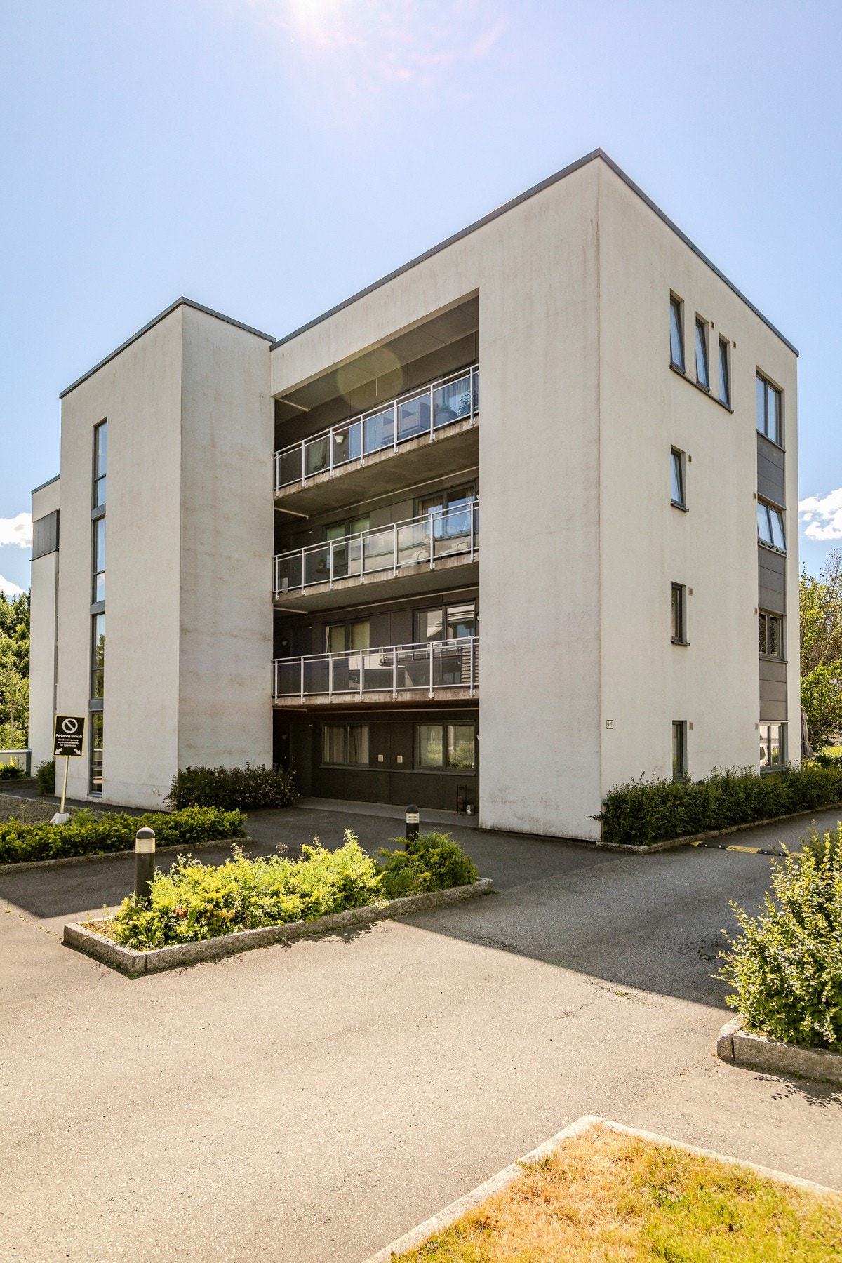 Fasade på inngangssiden Galleribilde