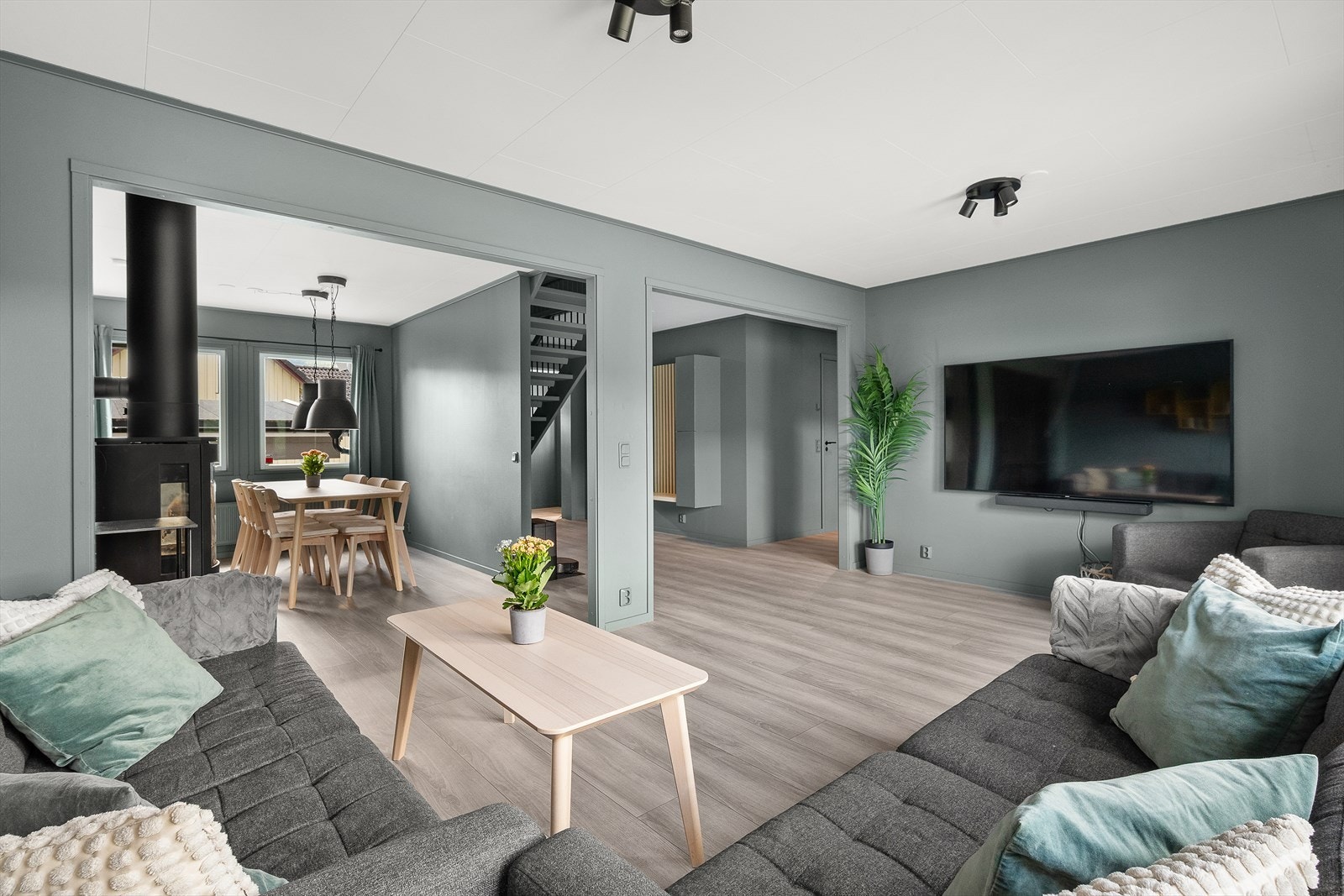 Velkommen inn i boligens stue! Galleribilde