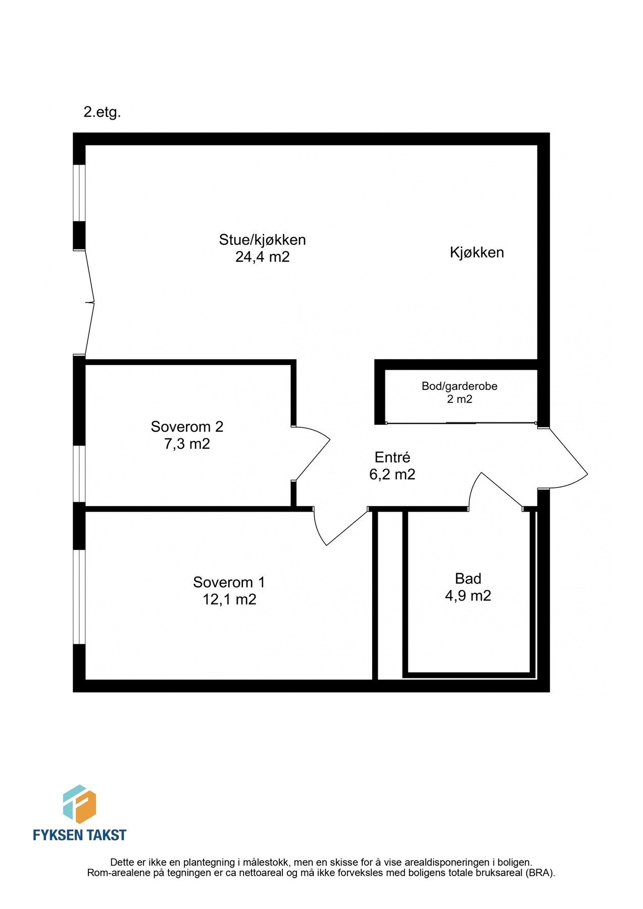 Ta en titt på planskissen og gjør deg kjent med romfordelingen! Skulle ikke oppsatt visningstidspunkt passe? Ta kontakt på 941 60 434, så finner vi en løsning. Galleribilde