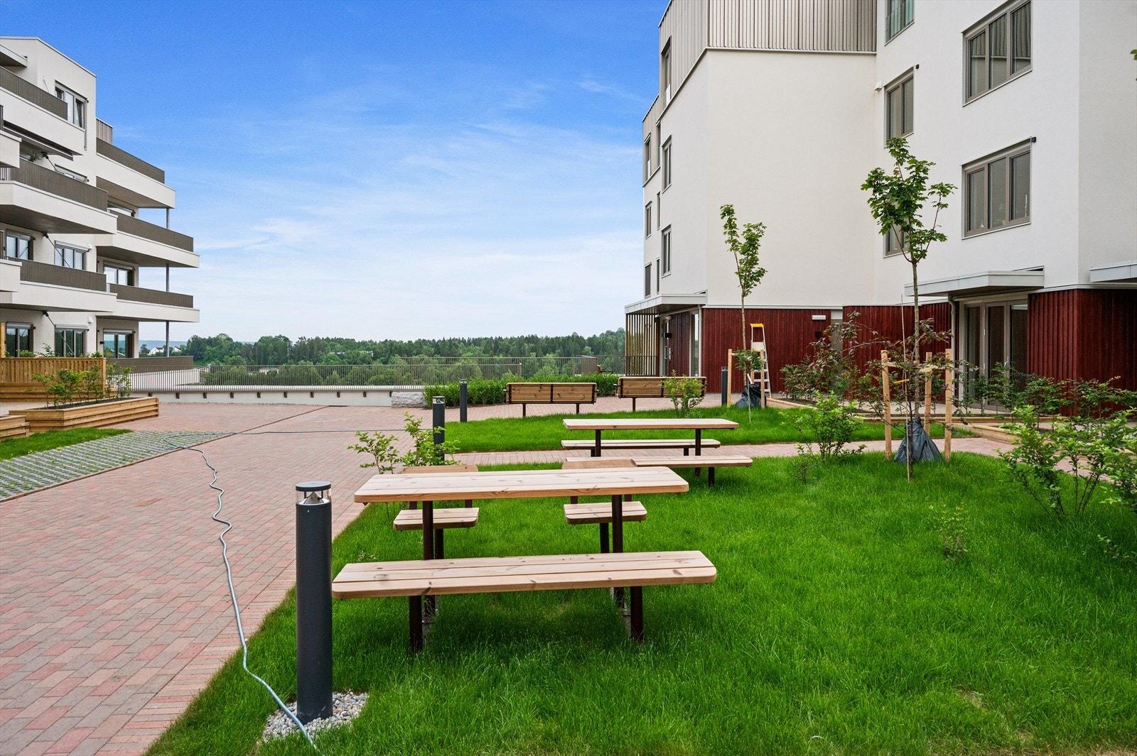Fin gårdshage på nivå 2. Galleribilde