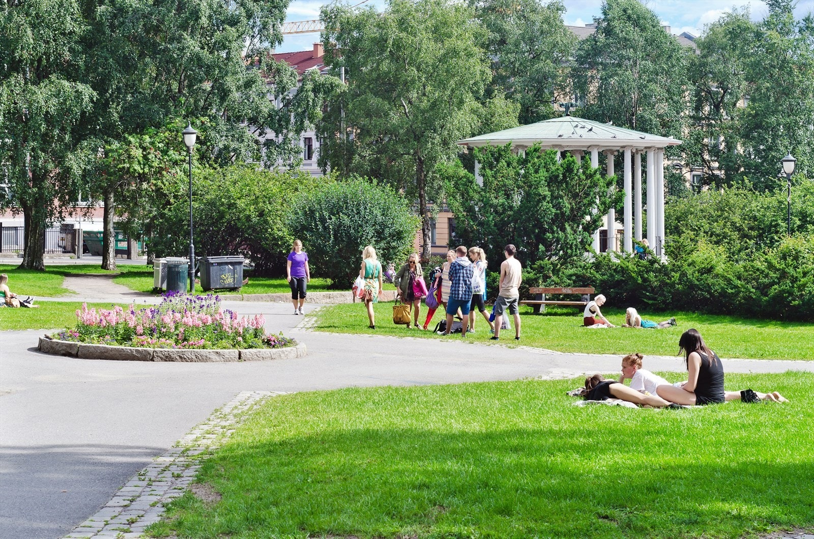 Birkelundparken/Grünerløkka. Galleribilde