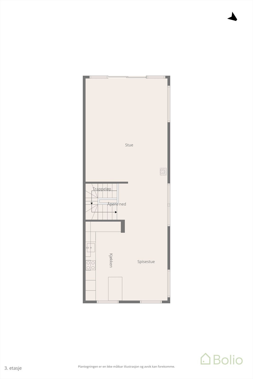 Plantegning Galleribilde