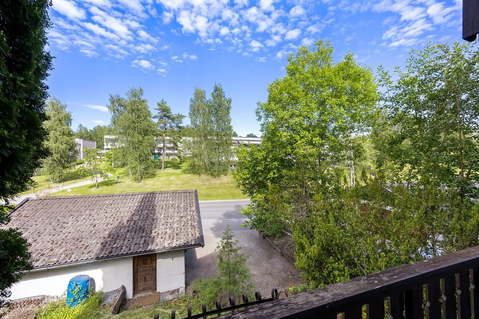 Utsikten fra balkongen. Galleribilde