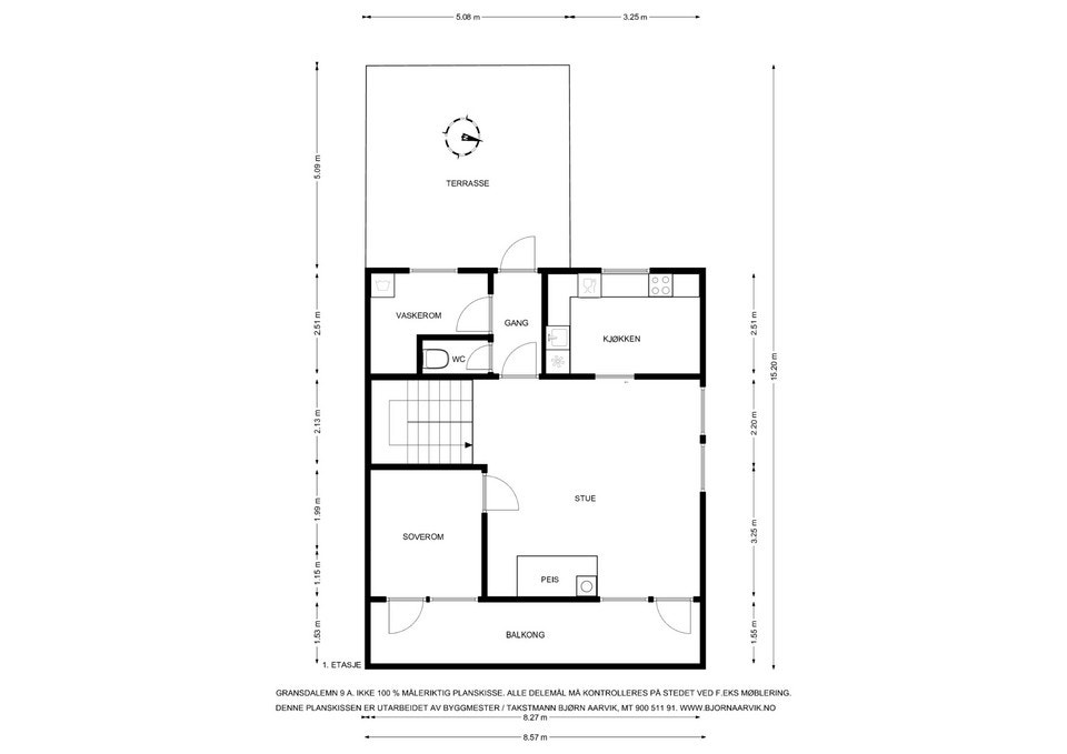 Plantegning 1. etasje. Galleribilde