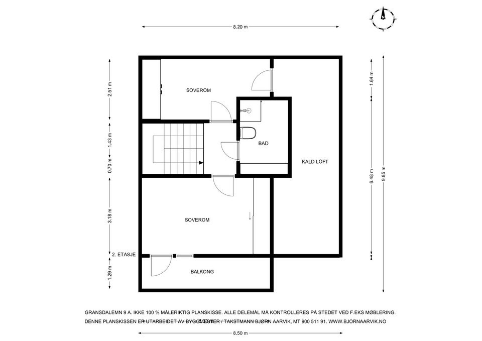 Plantegning 2. etasje. Galleribilde