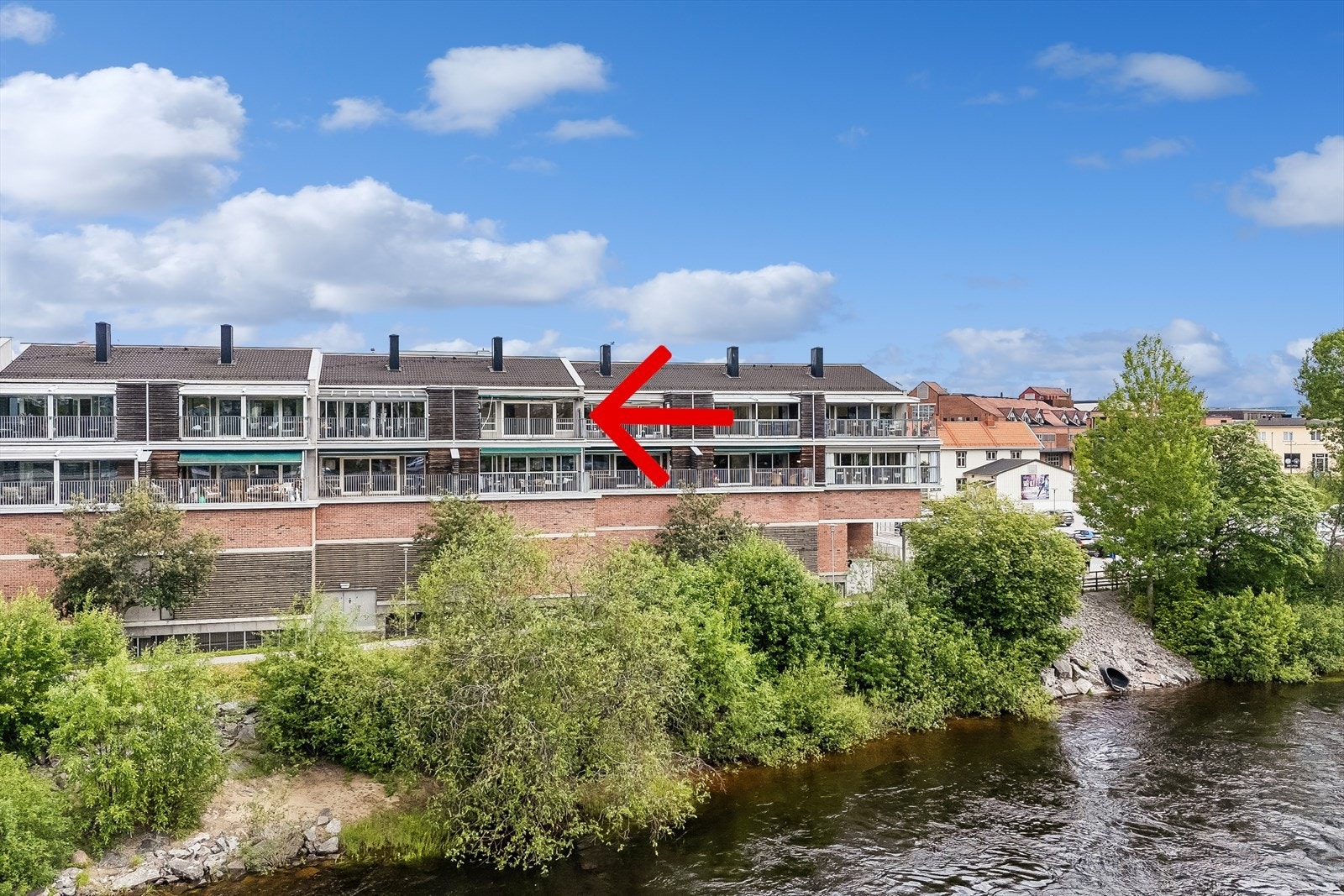 Leiligheter er attraktivt beliggende oppå Kongssenteret Galleribilde