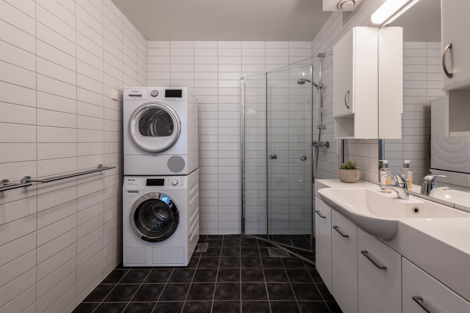 Badet har opplegg for vaskemaskin Galleribilde