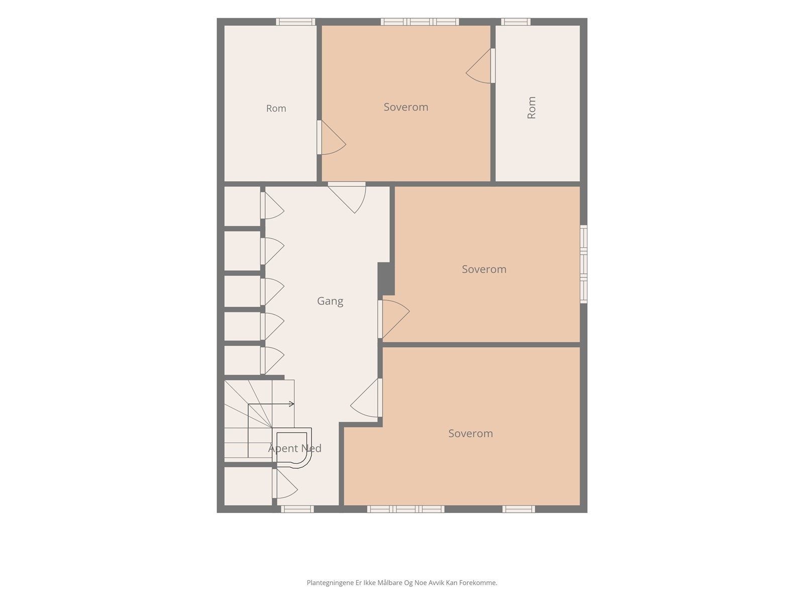 Planløsning loftsetasjen. Galleribilde