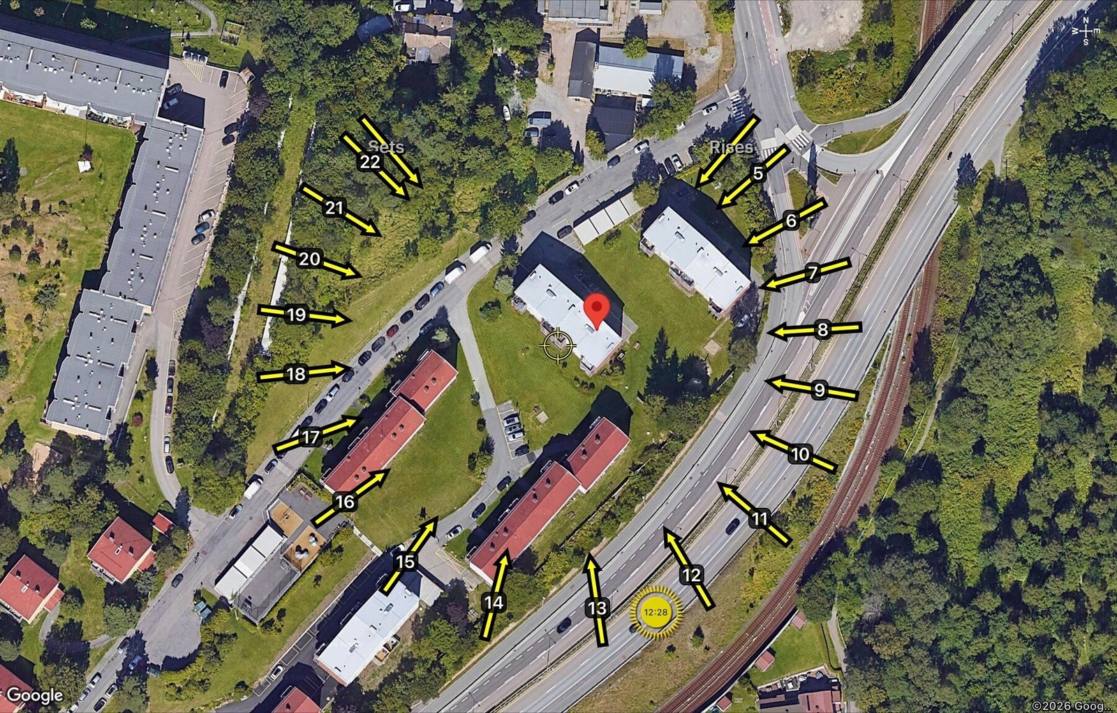 Solgangen på leiligheten er upåklagelig Galleribilde