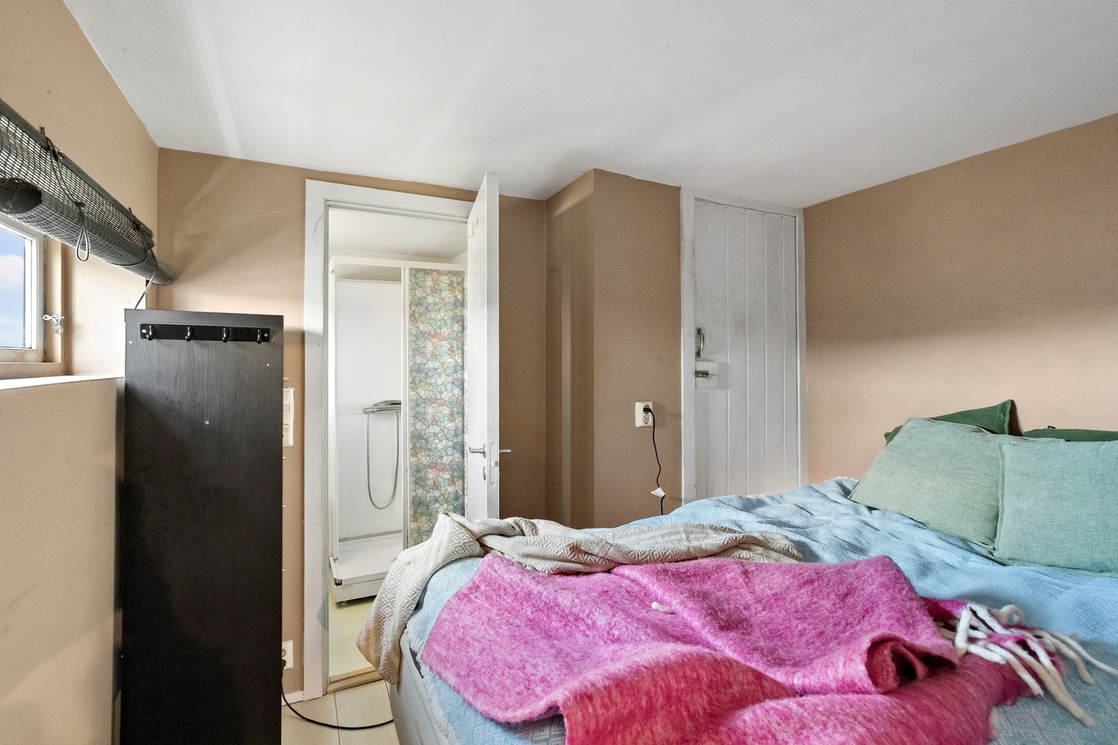 Innredet rom som i dag benyttes som soveplass. Galleribilde