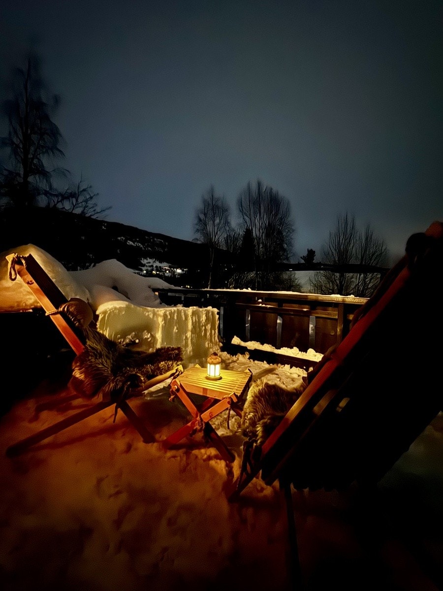 Terrasse / balkong - vinter Galleribilde