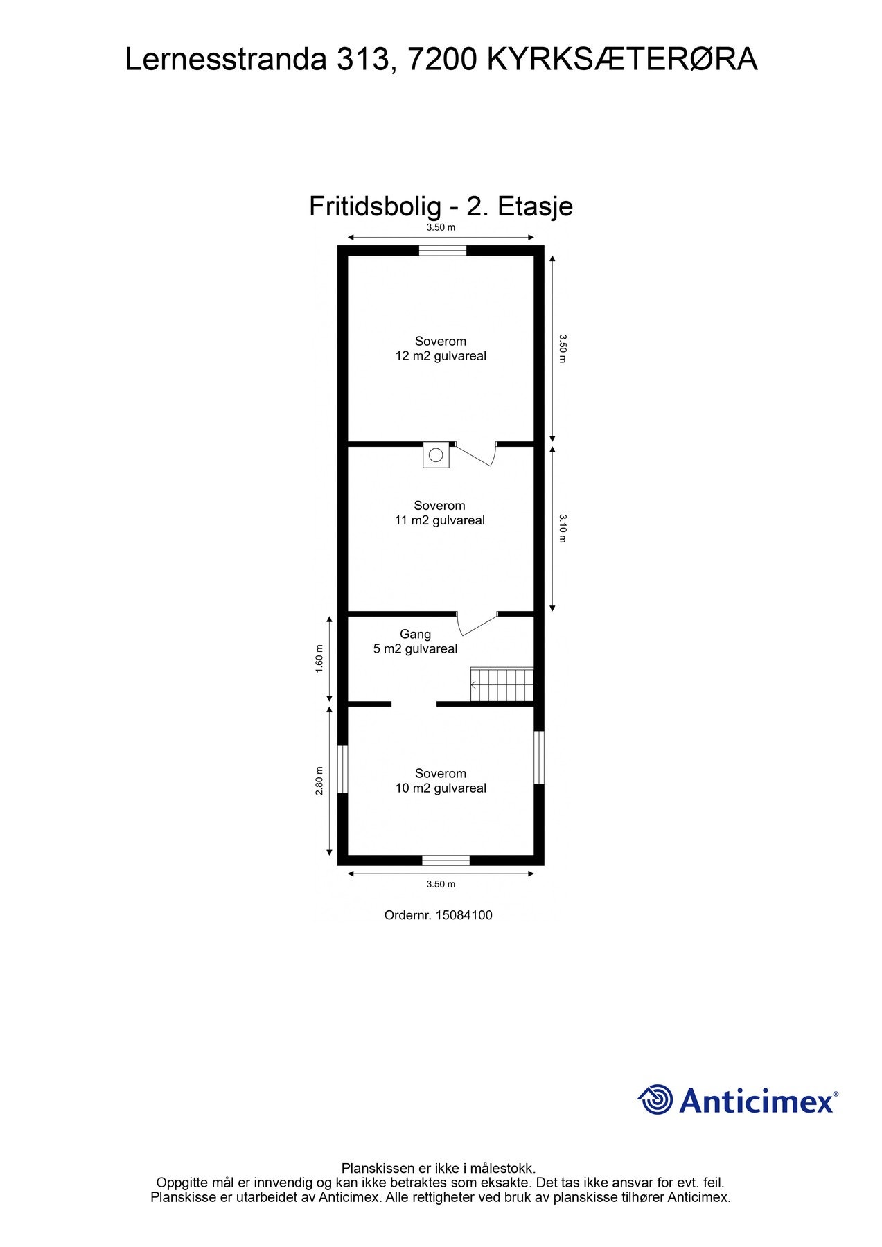 Planskisse 2. etasje. Galleribilde