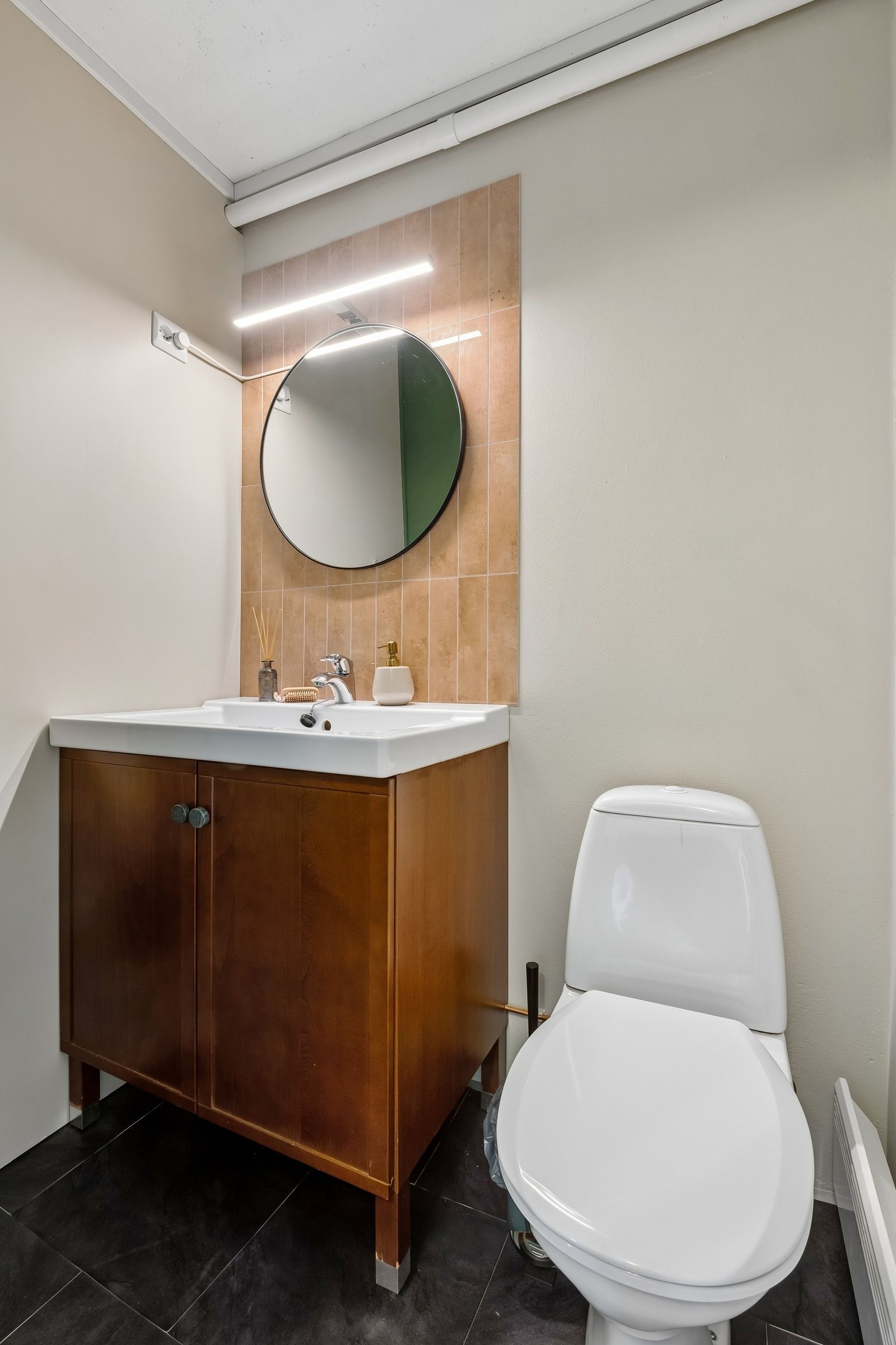 WC i kjeller. Pusset opp i 2025/2026. Galleribilde