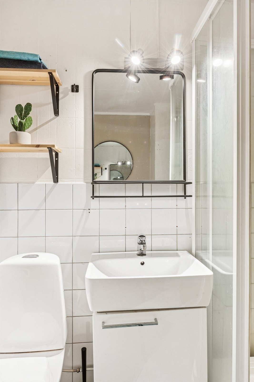 Takstmannen har gitt badet TG3, og det må derfor påregnes renovering. Galleribilde