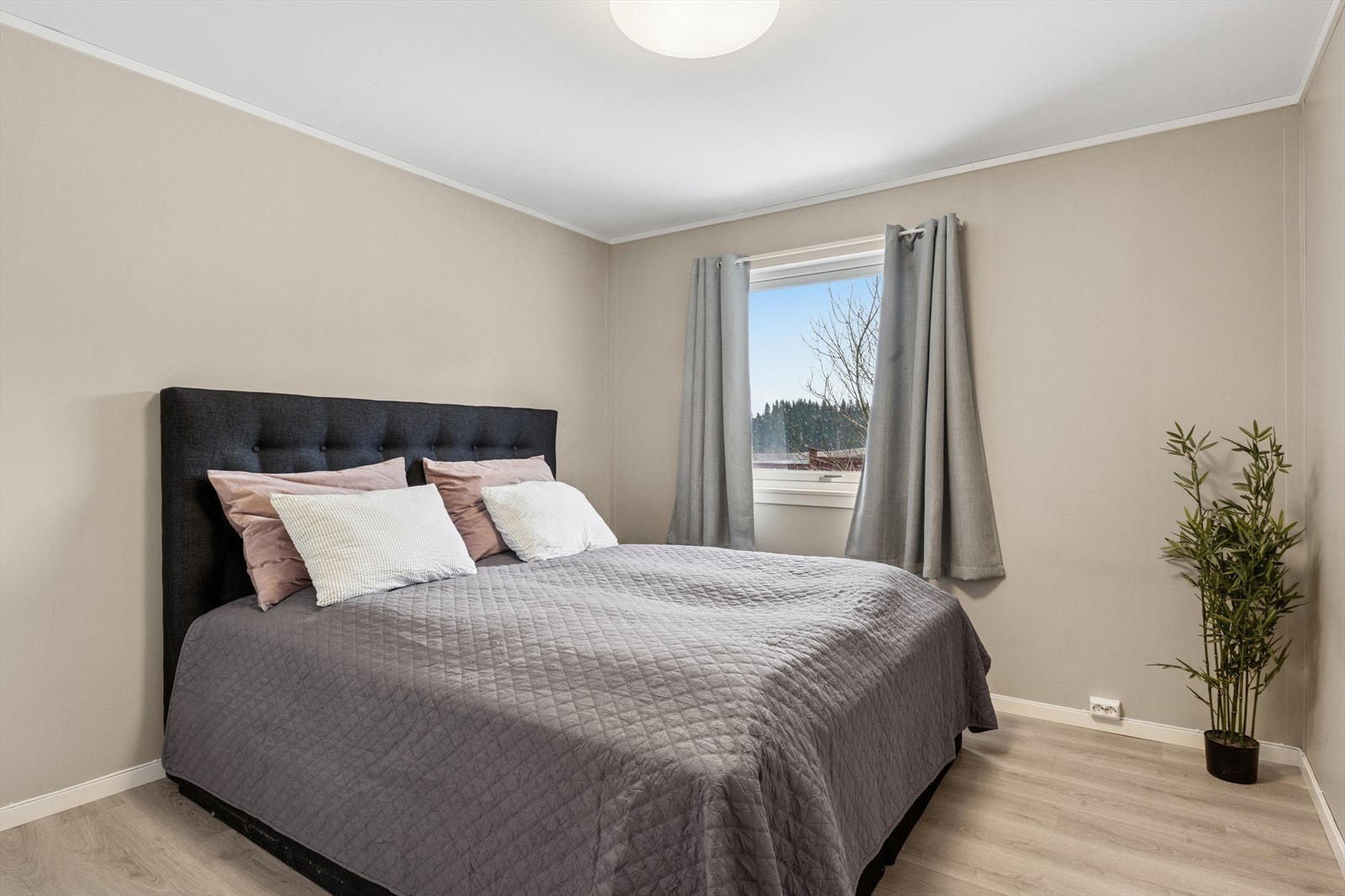 Soverom 1 er svært romslig, og har god plass til dobbeltseng. Galleribilde