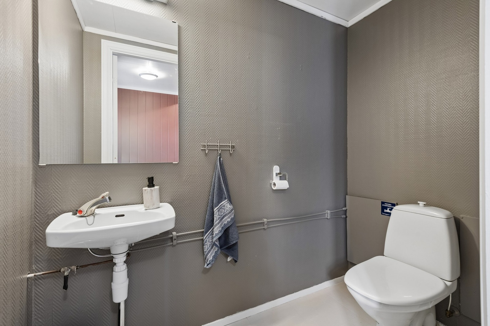 Wc etablert på hovedplan Galleribilde