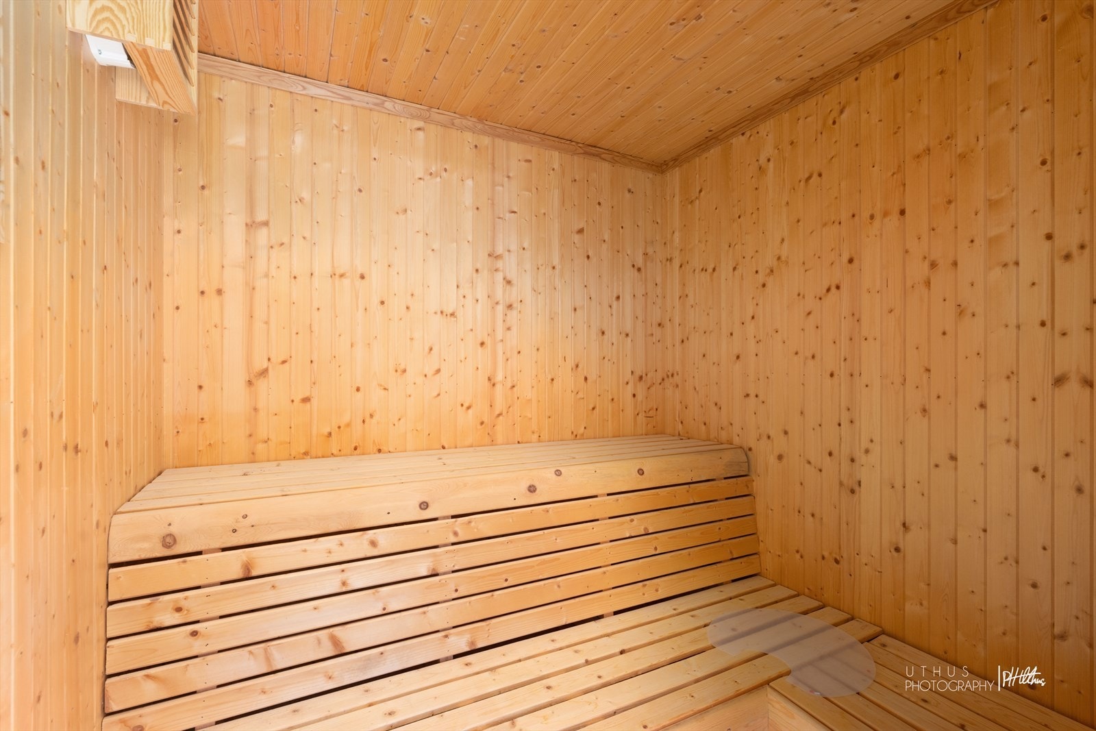 Romslig sauna Galleribilde
