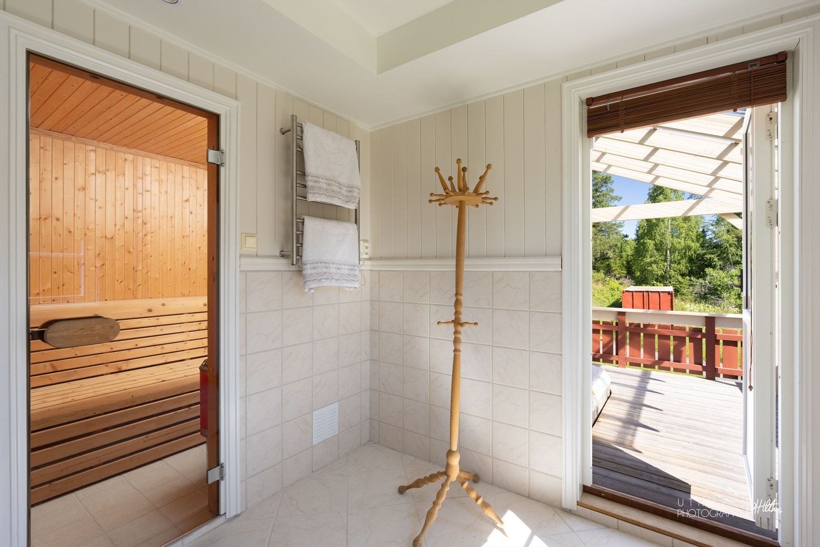 Badet har også direkte utgang til uteområde Galleribilde