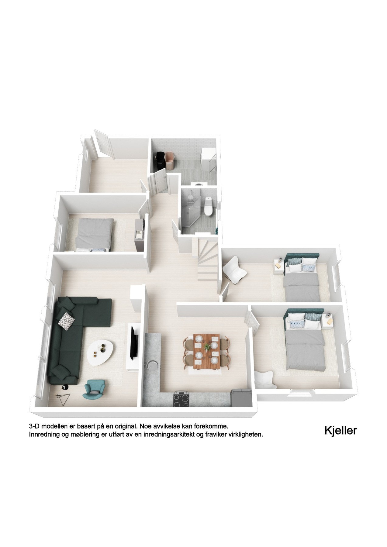 Plantegning kjeller Galleribilde
