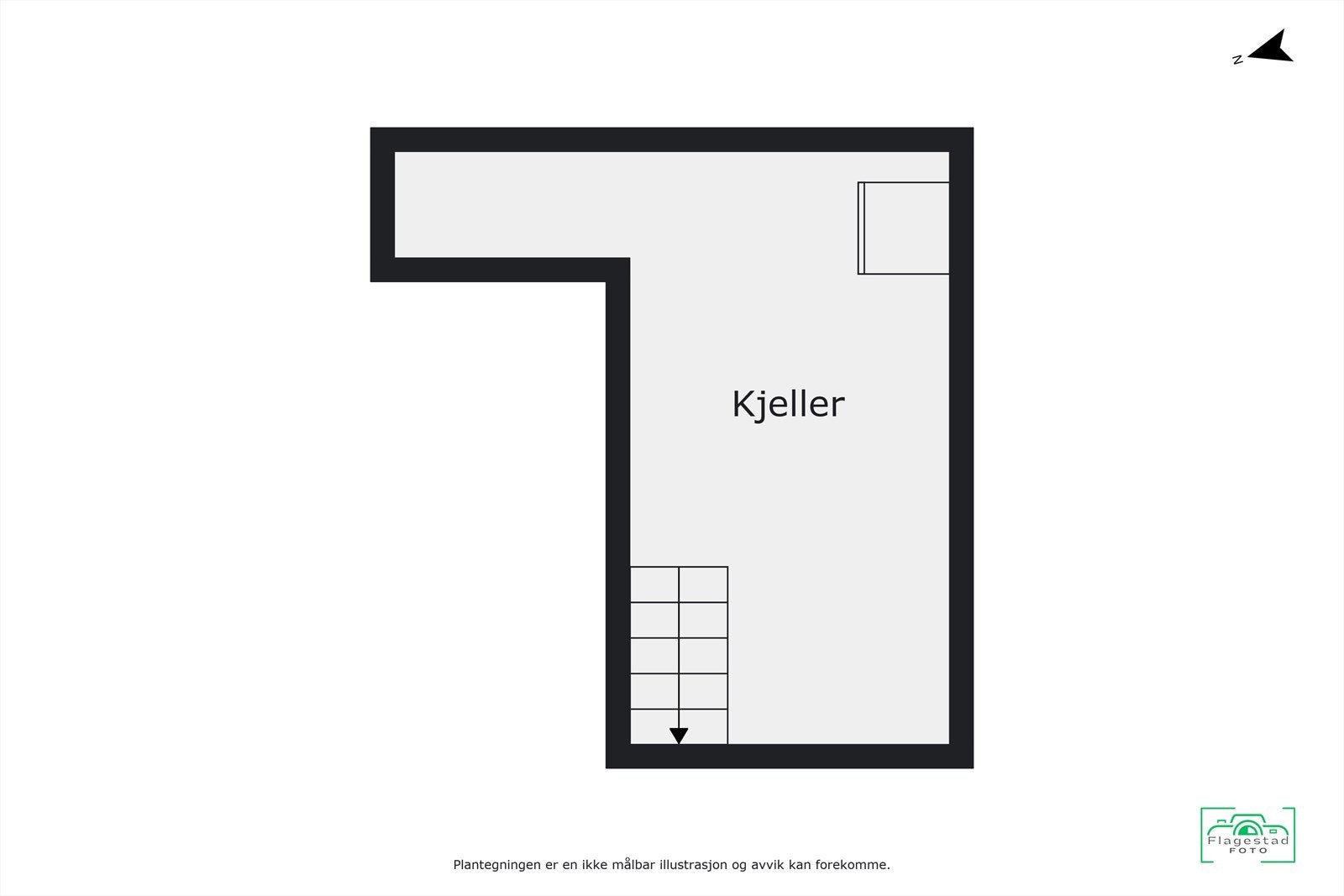 Plantegning kjeller Galleribilde