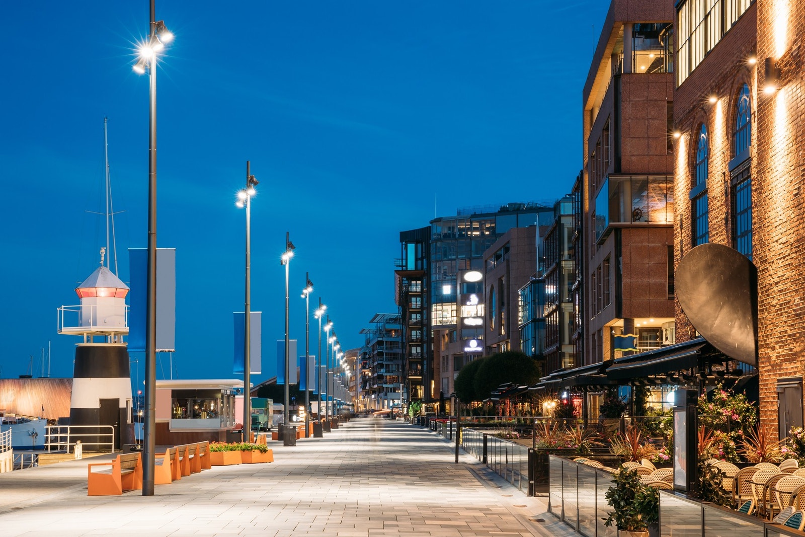 Aker Brygge er en kort spasertur unna. Galleribilde