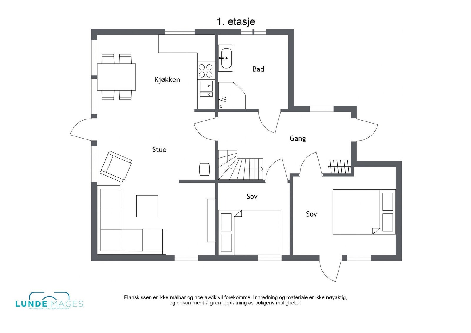 Plantegning Galleribilde
