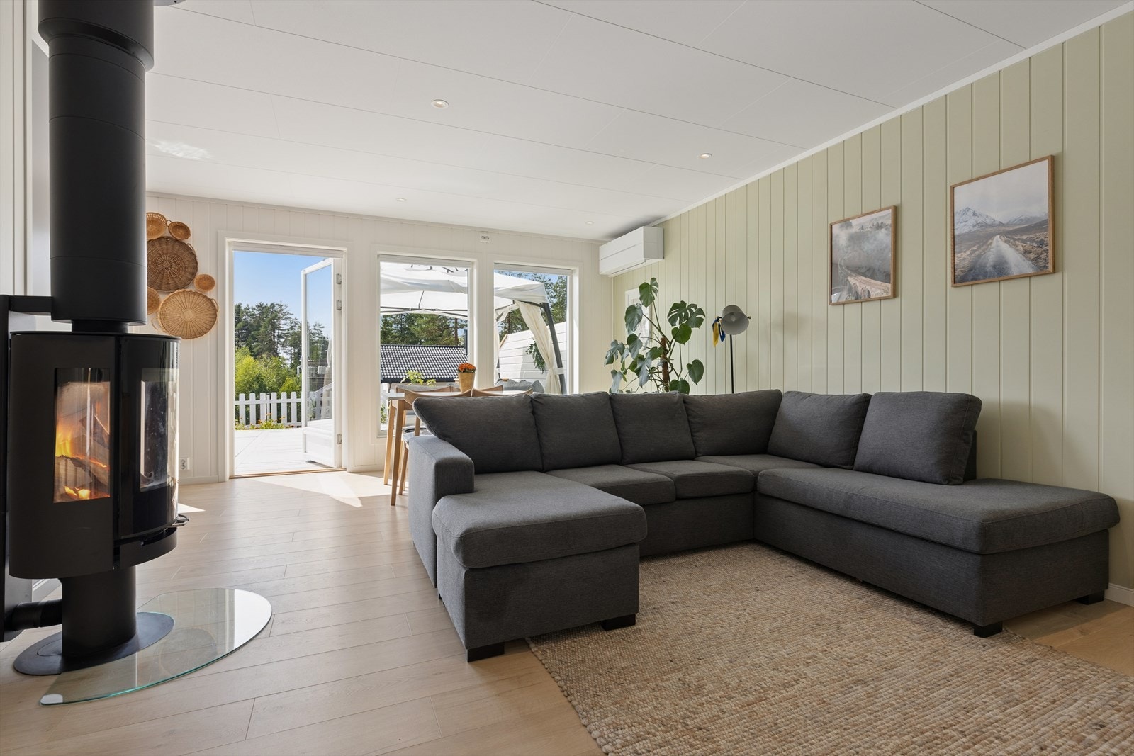 Boligen har god standard med balansert ventilasjon og alt på én flate. Galleribilde