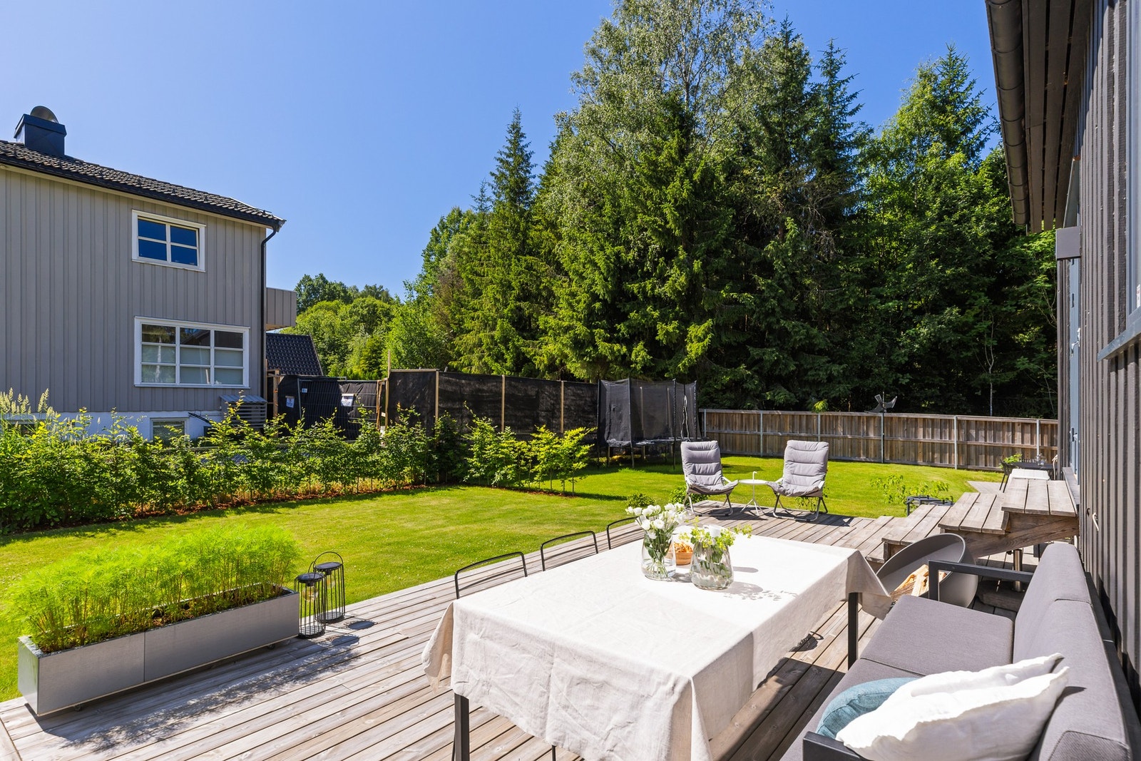 Her kan du enkel nyte lange sommerdager med familie og venner. Galleribilde