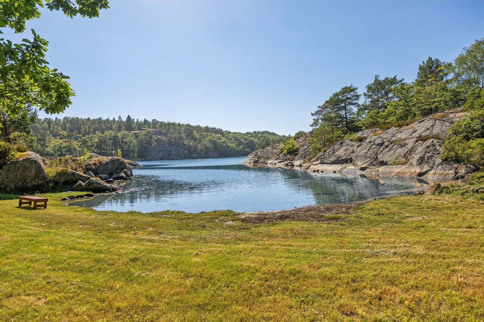 Utsikten innover Klingsundkilen. Galleribilde