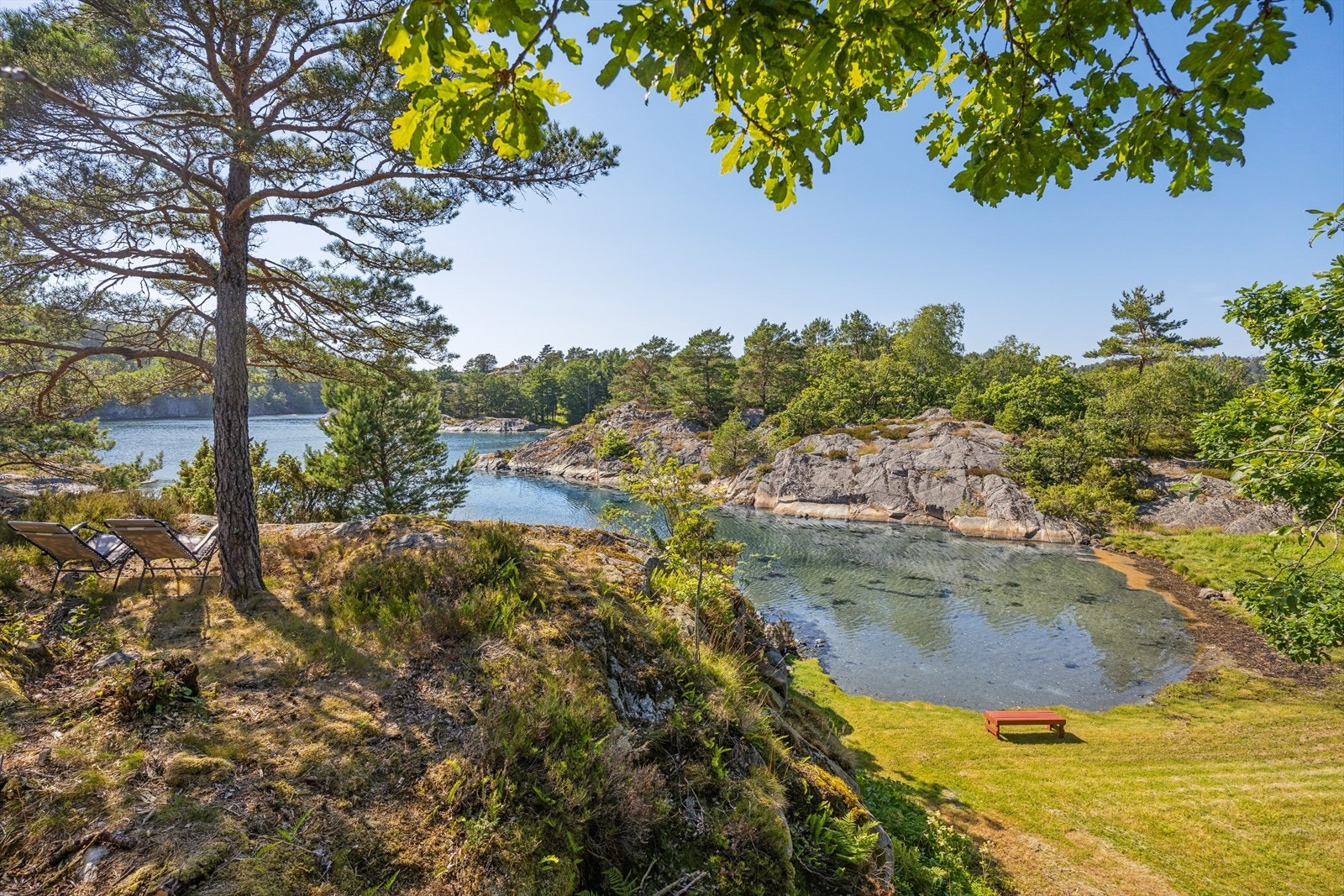 Her kan man nyte fantastiske solnedganger. Galleribilde