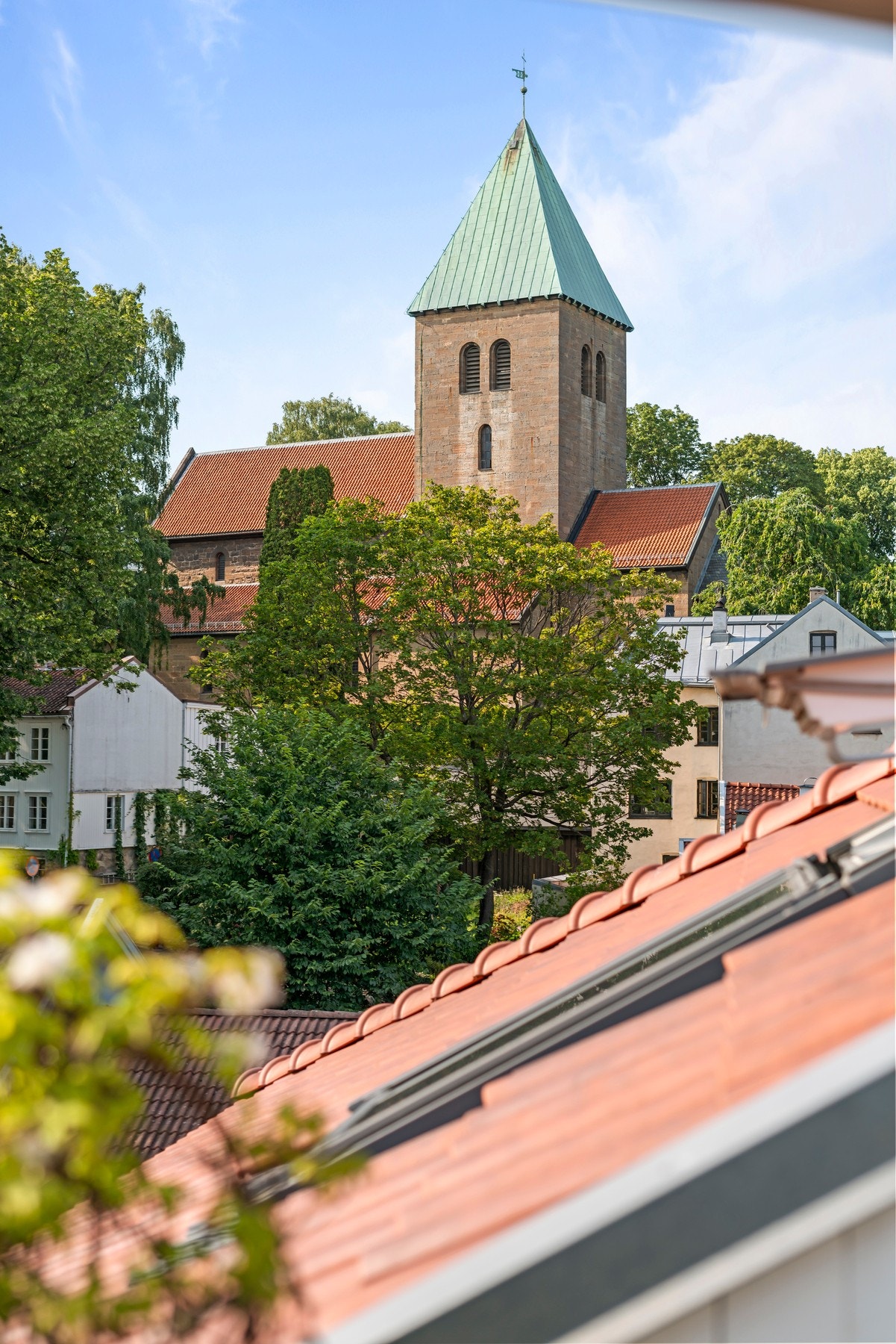 Utsikt fra terrassen. Galleribilde
