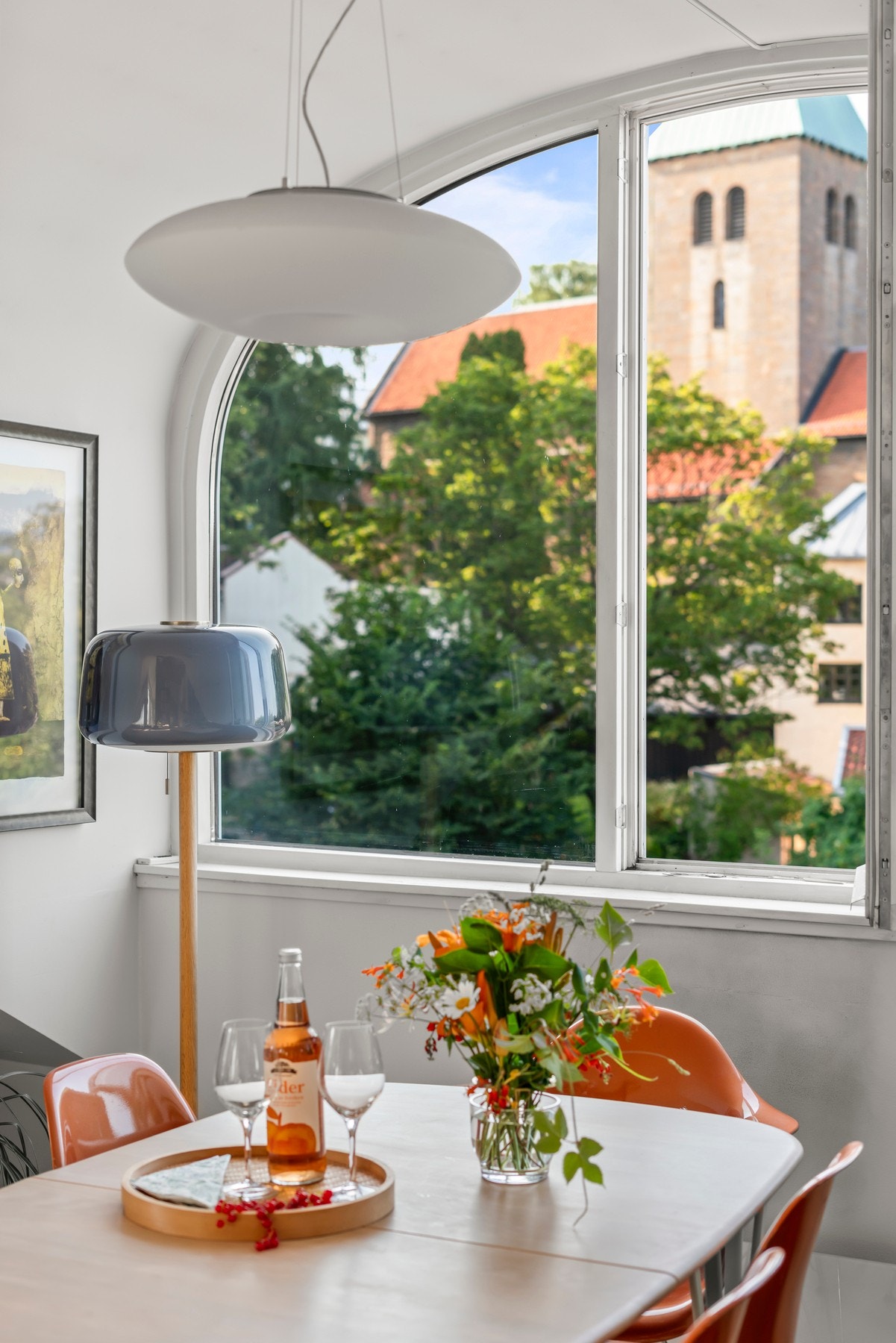 Utsikt til Gamle Aker kirke. Galleribilde