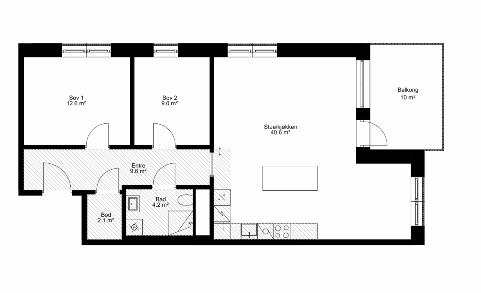 Plantegning Galleribilde