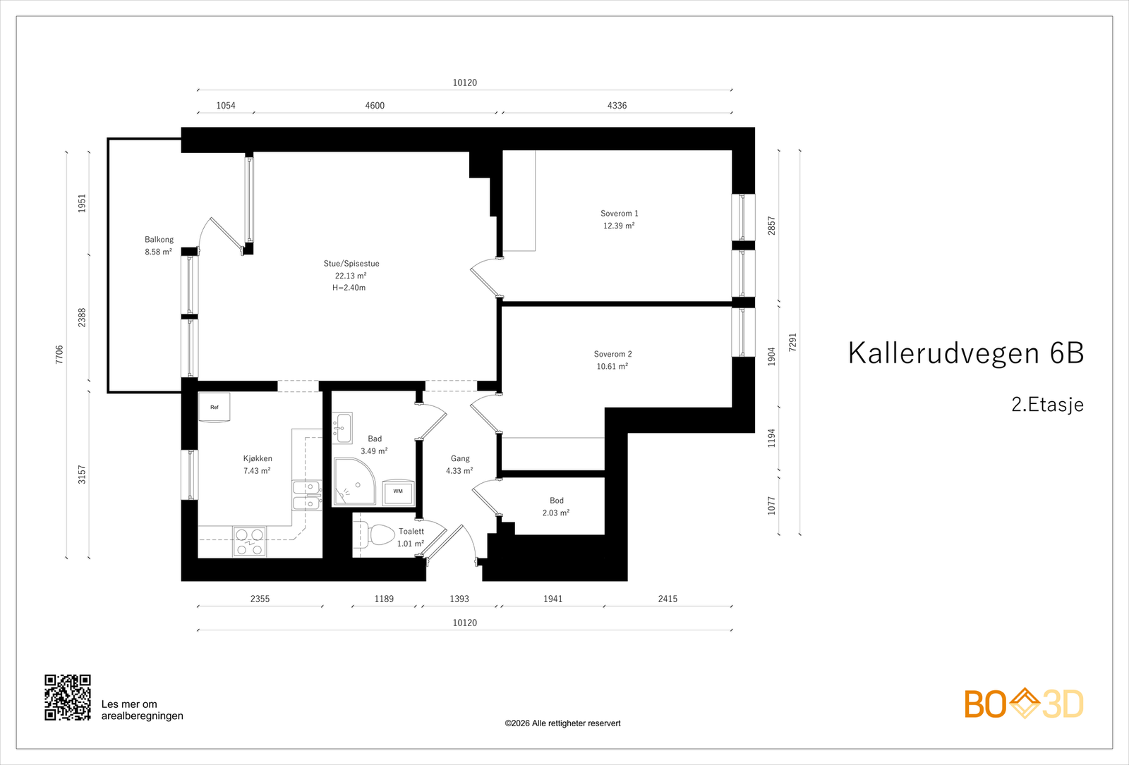 Plantegning- Galleribilde